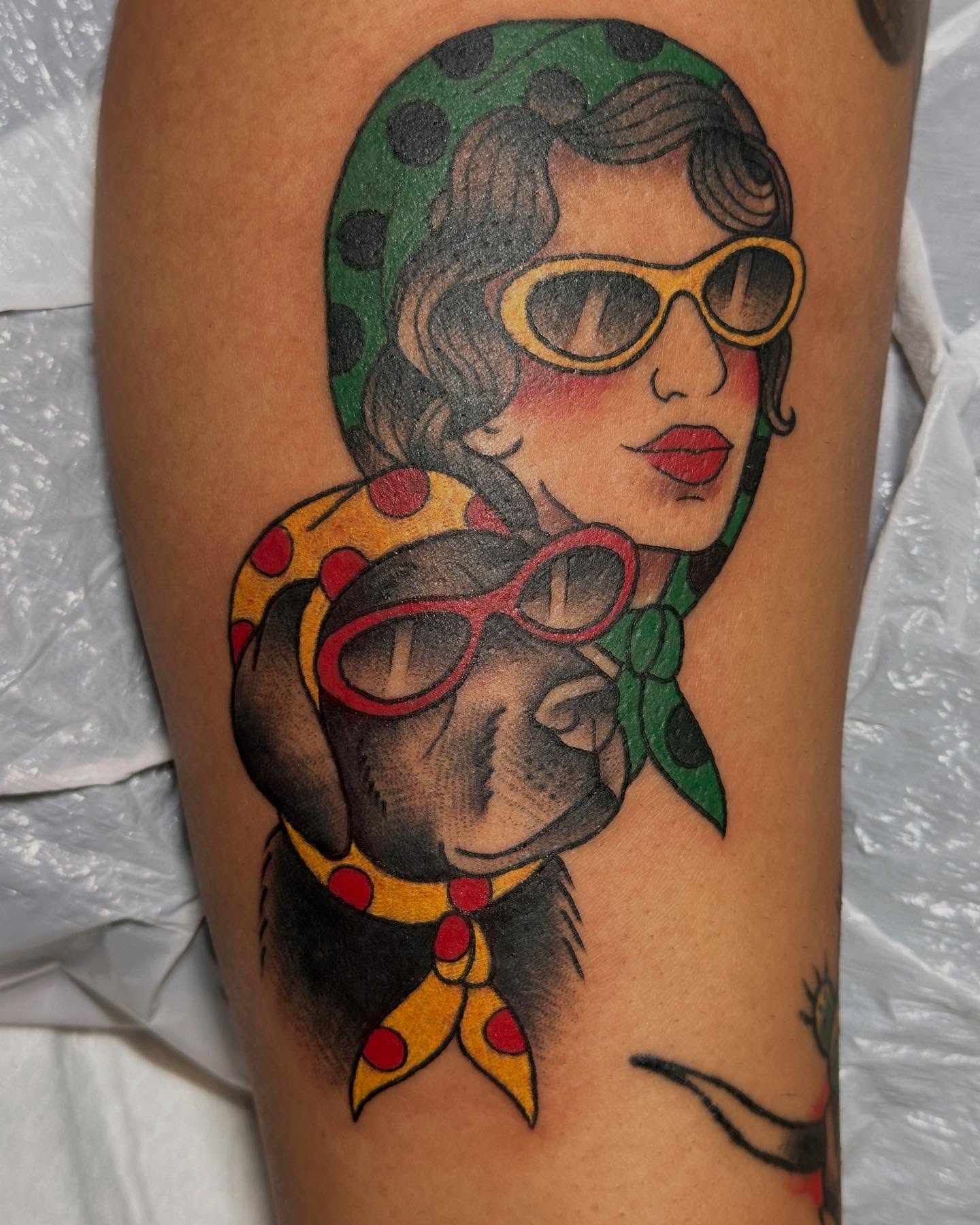 Tattoo by @jassspage โ american_traditional, dotwork