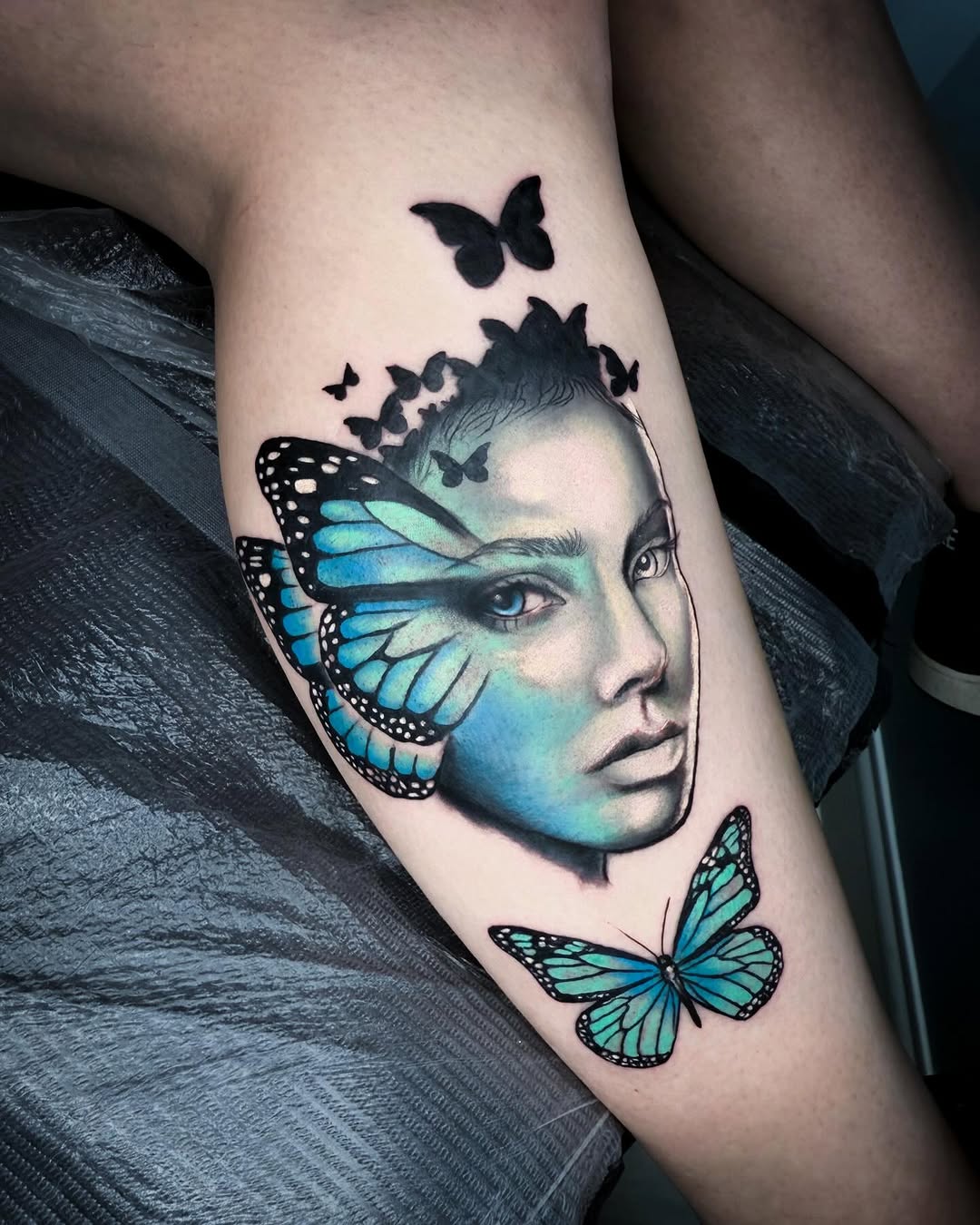Tattoo by @skylito_creations — realism, black_and_grey