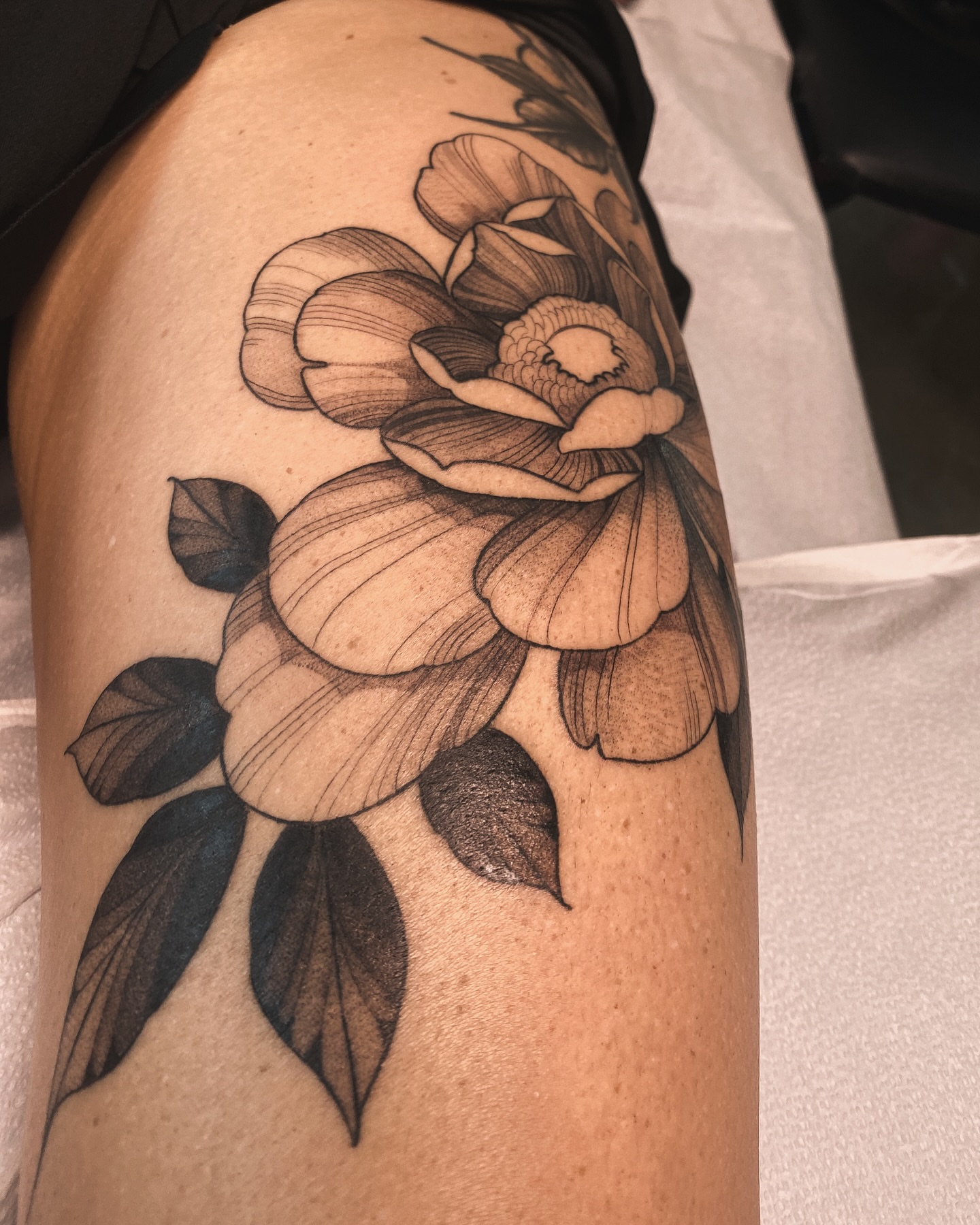 Tattoo by @n.dickinson — black_and_grey