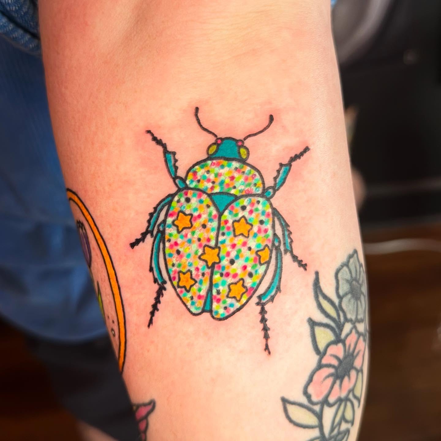 Beetle dotwork tattoo on the forearm by π
π―π’π«π«π πππΆπ©π¬π―