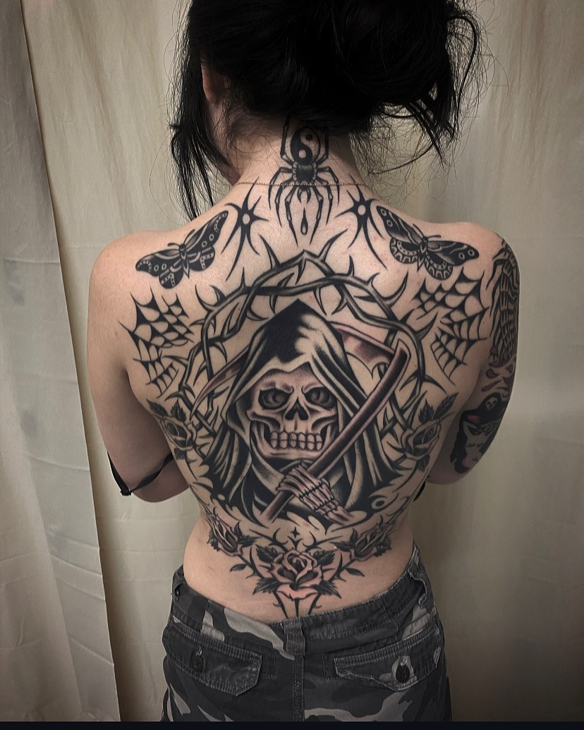 Tattoo by @alanpham — american_traditional, black_and_grey
