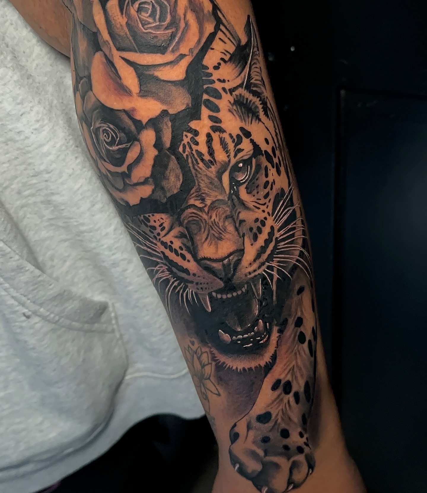 Tattoo by @svetlanatattoos — realism, dotwork