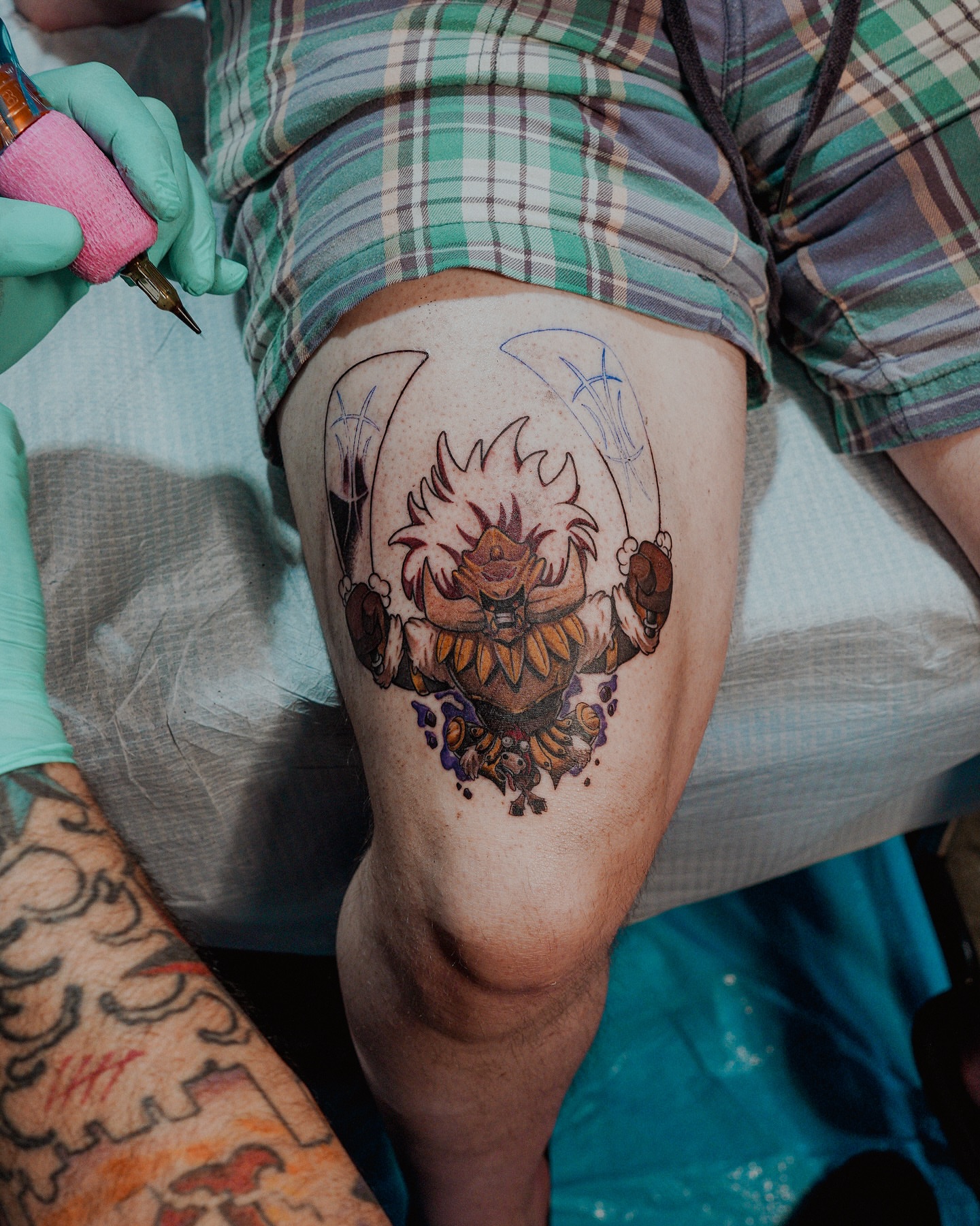 Tattoo by @zappedbyxandra โ anime
