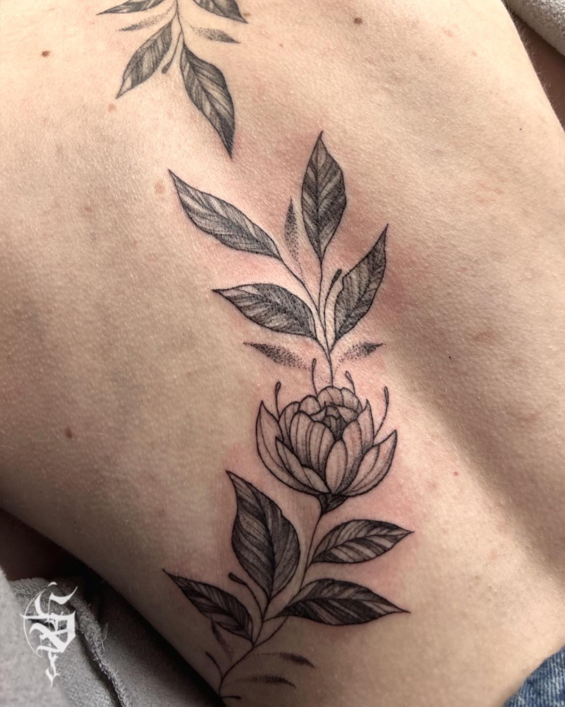 Tattoo by @foxhead_tattoo — black_and_grey