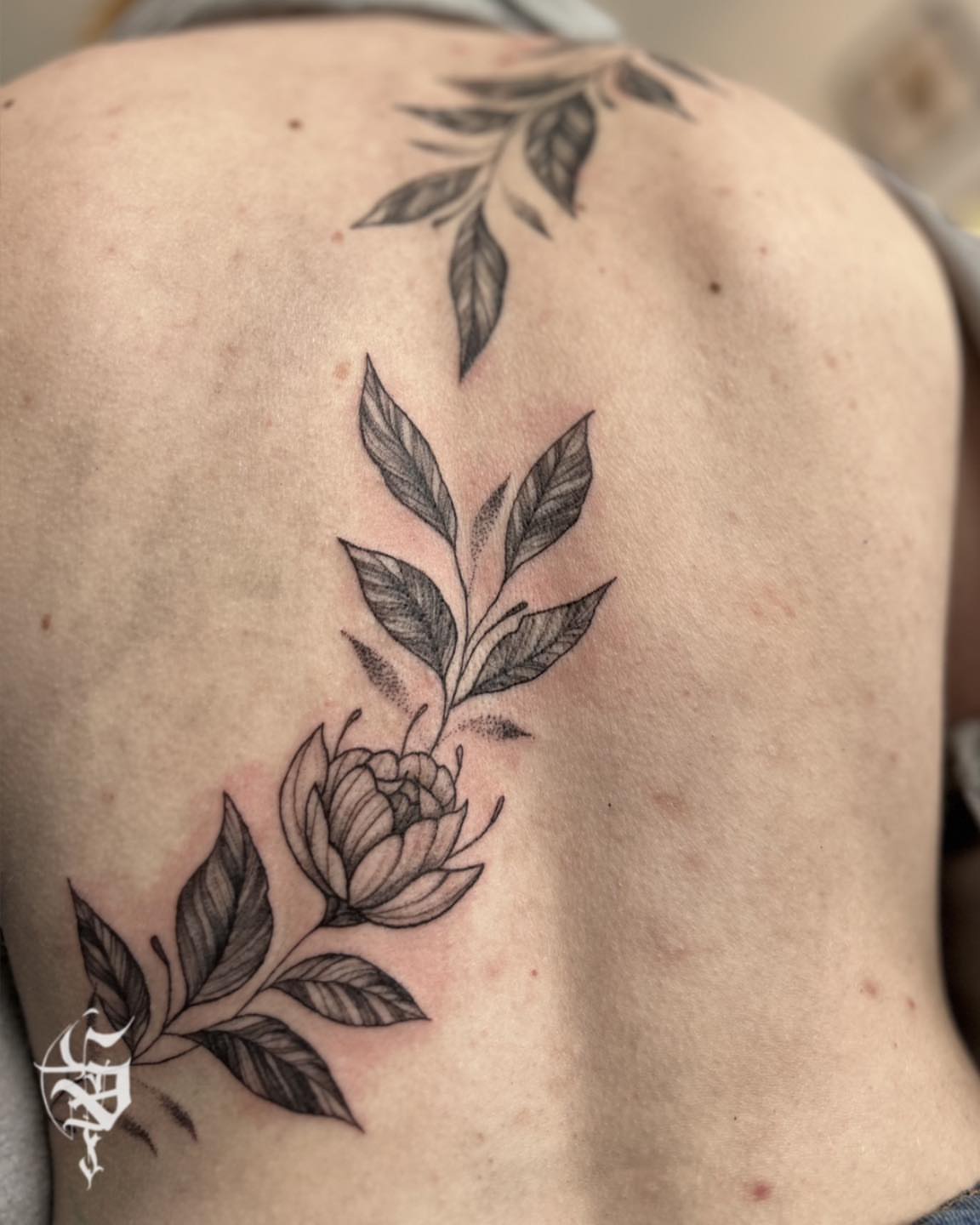 Tattoo by @foxhead_tattoo — black_and_grey