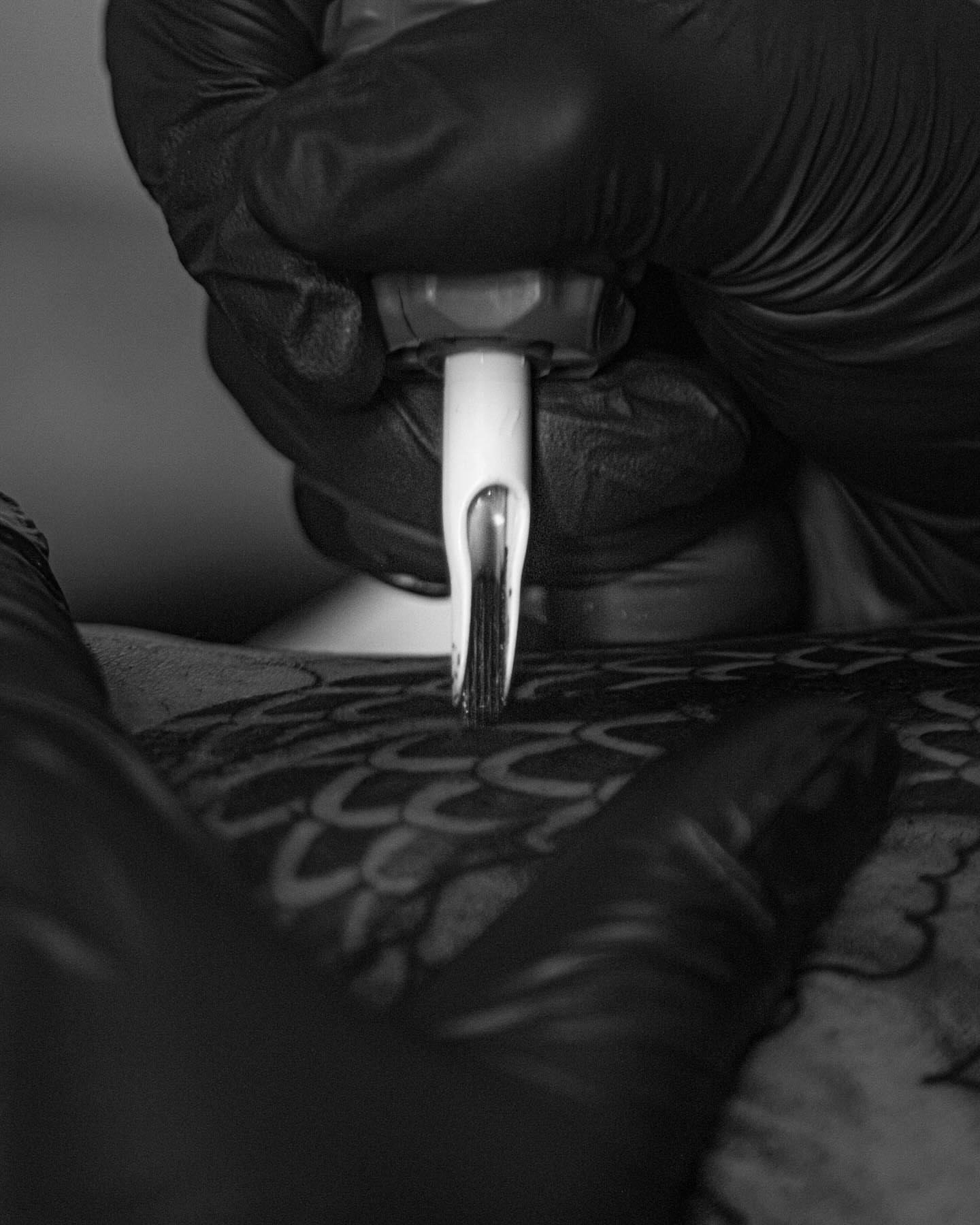 Tattoo by @naganumatattoo — black_and_grey