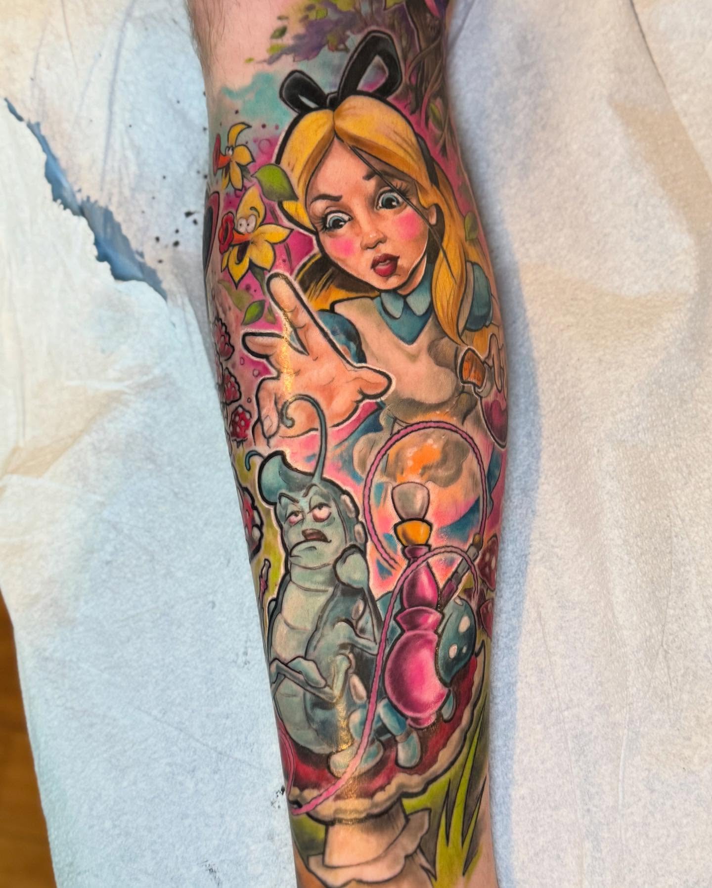 Tattoo by @djauld — new_school, illustrative