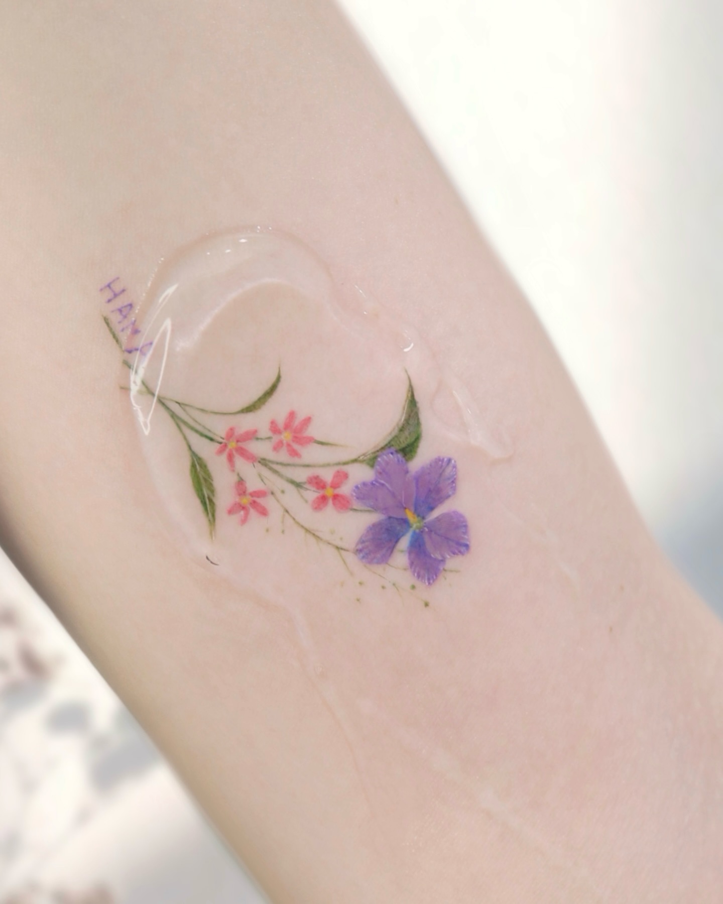 Tattoo by @honi_tattoo — watercolor