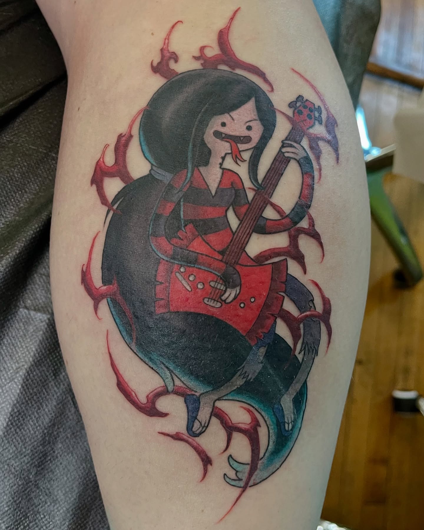 Tattoo by @space.paranoid — anime