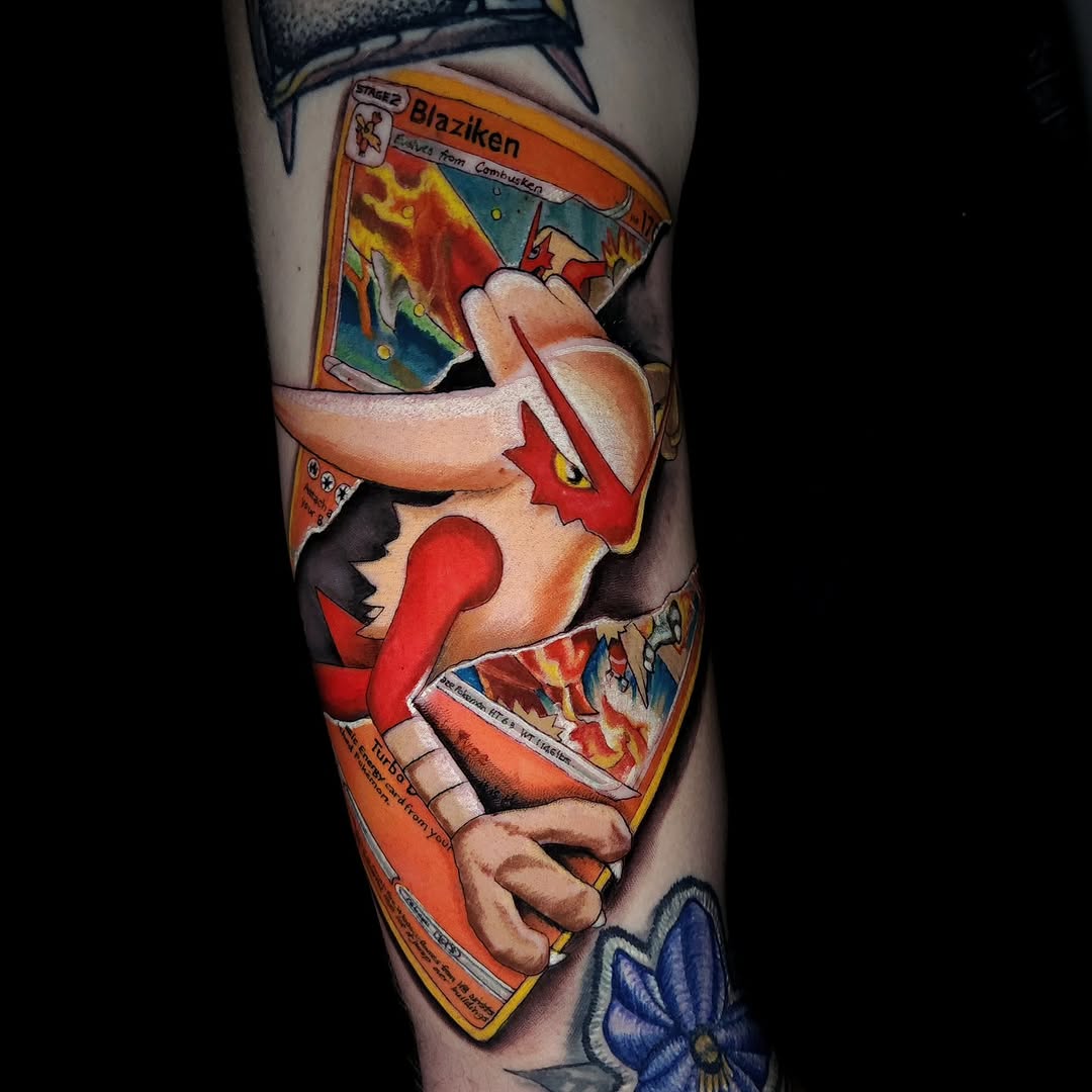 Tattoo by @kreativejuices13 — realism, anime