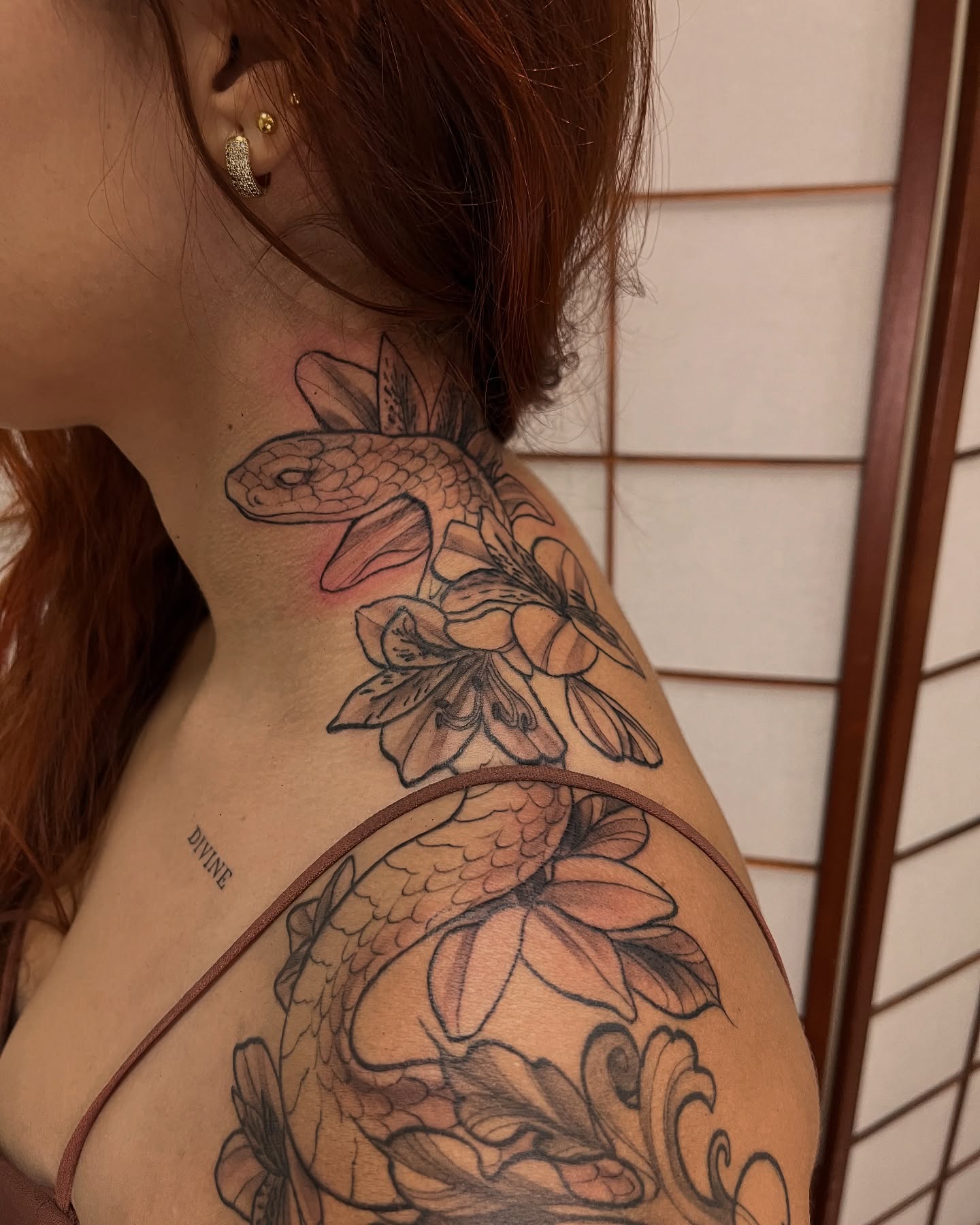 Tattoo by @eudipaula — japanese_irezumi, black_and_grey
