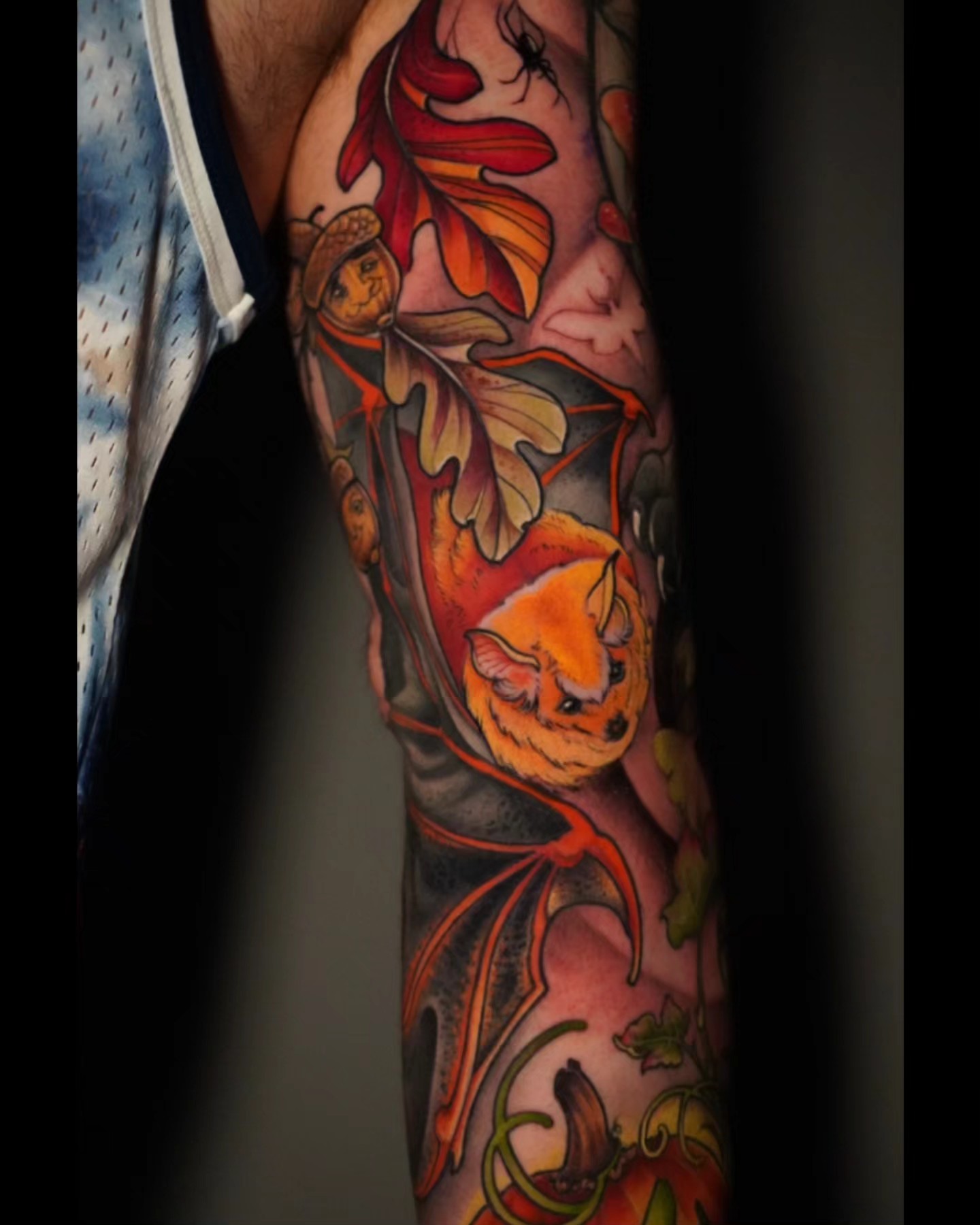 Koi fish japanese irezumi tattoo on the forearm by Ashlynn Campbell