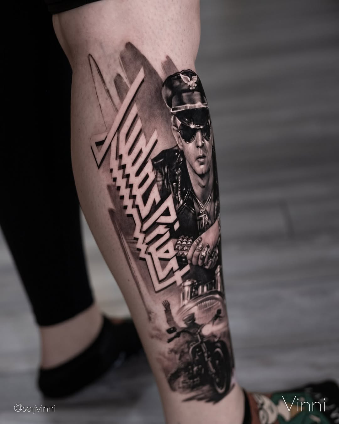 Tattoo by @serjvinni — realism, black_and_grey