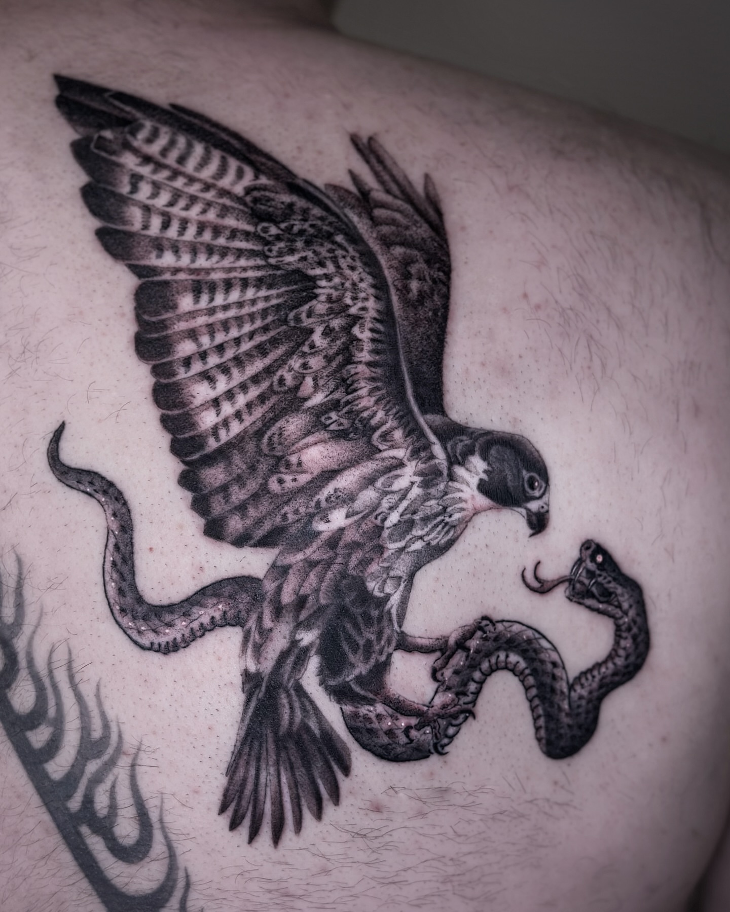 Tattoo by @naviiart โ realism, black_and_grey