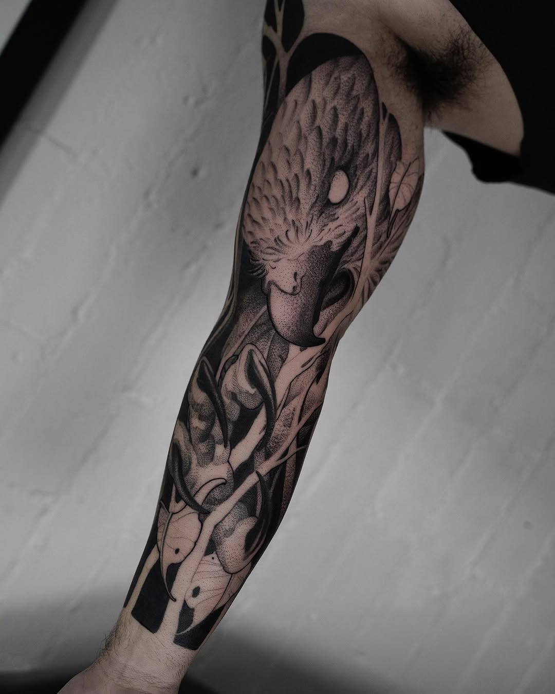 Tattoo by @tattoosbyale_ — dotwork, black_and_grey