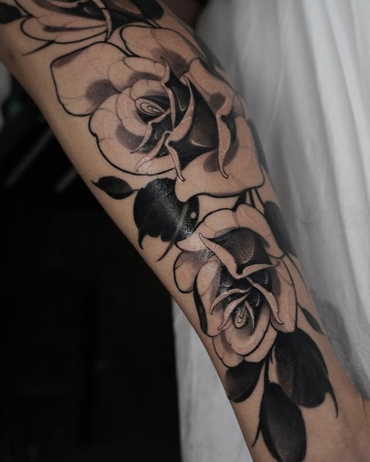 Tattoo by @tattoosbyale_ — black_and_grey, realism