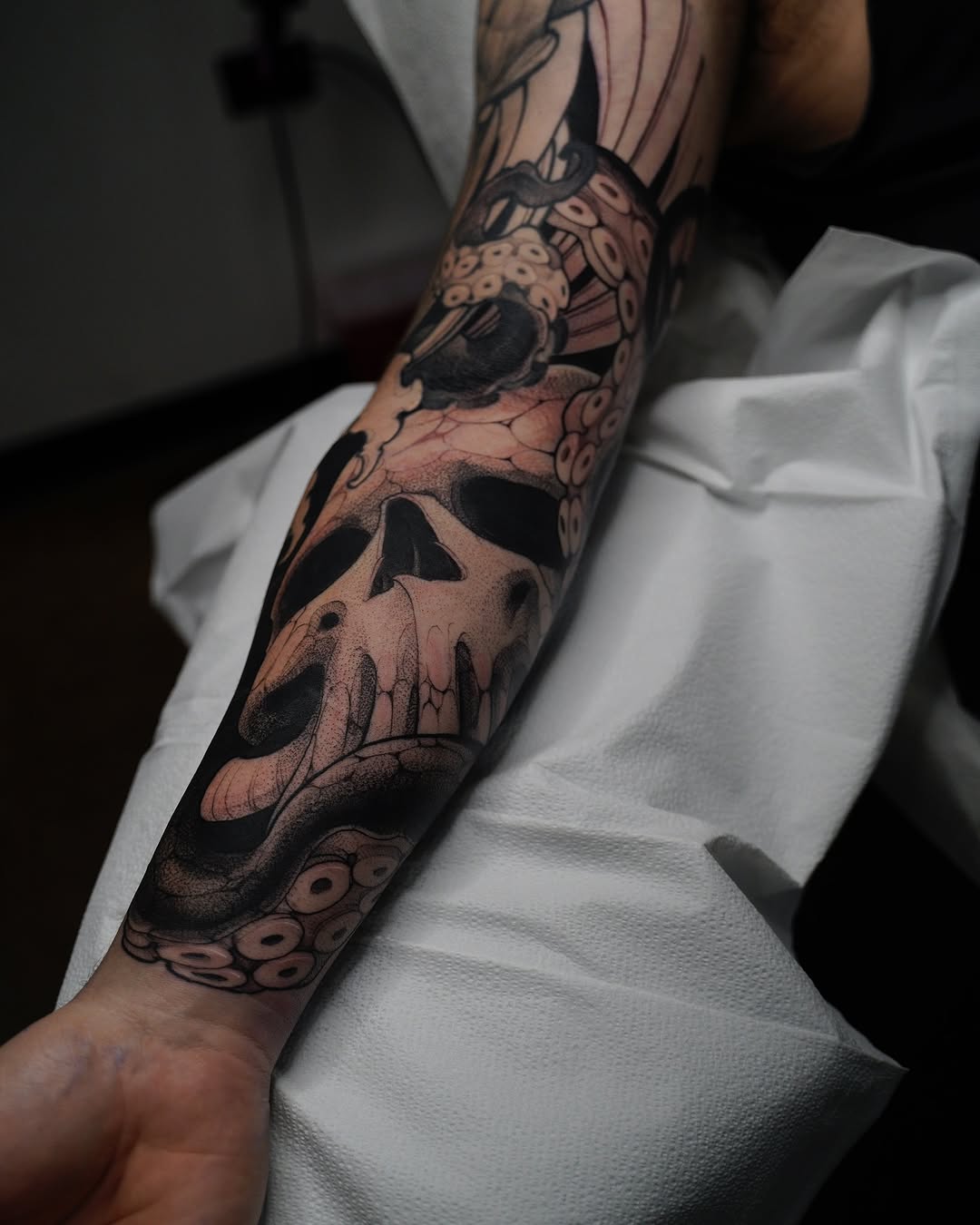 Tattoo by @tattoosbyale_ — black_and_grey, realism