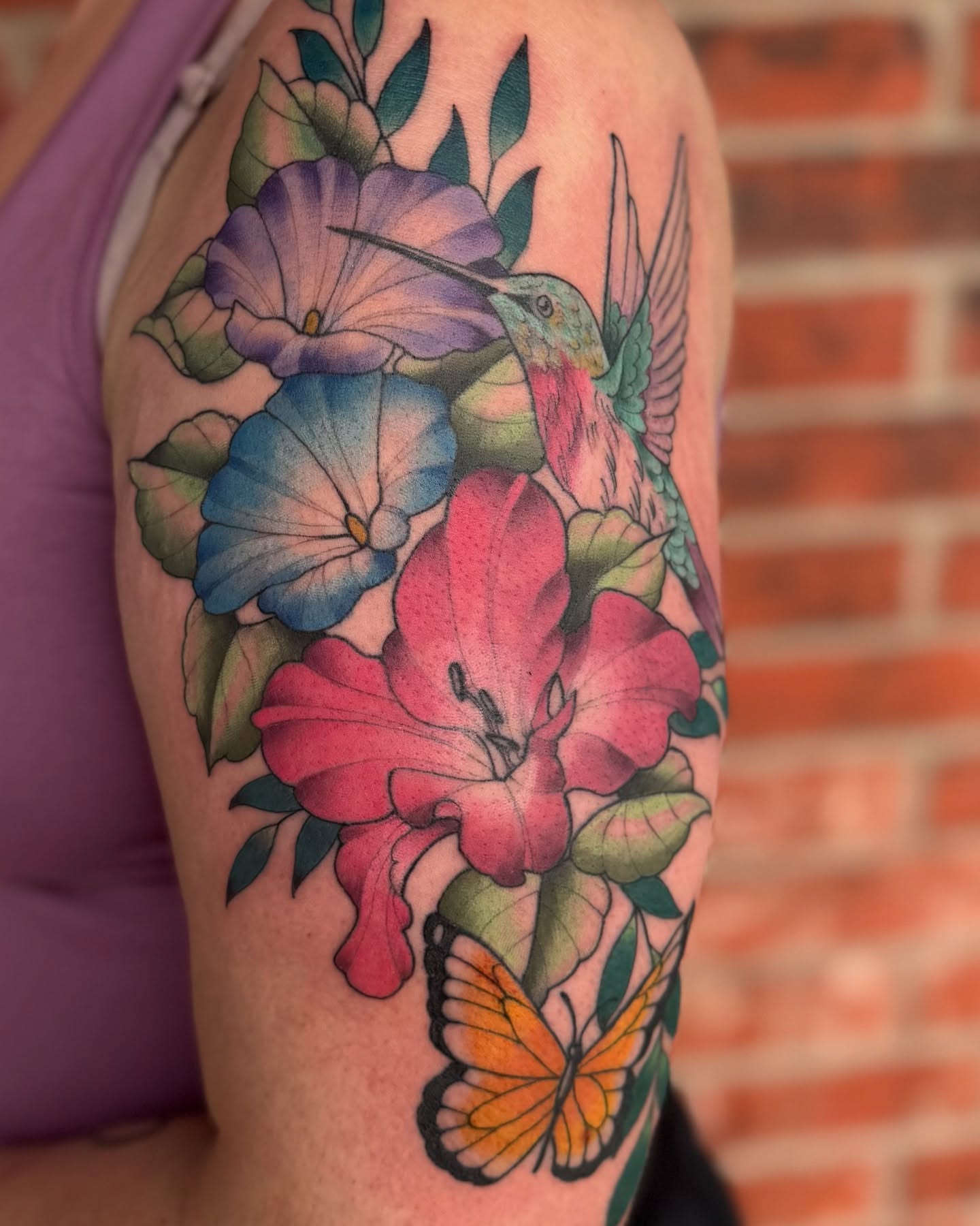 Tattoo by @tattoosbybella — realism, watercolor