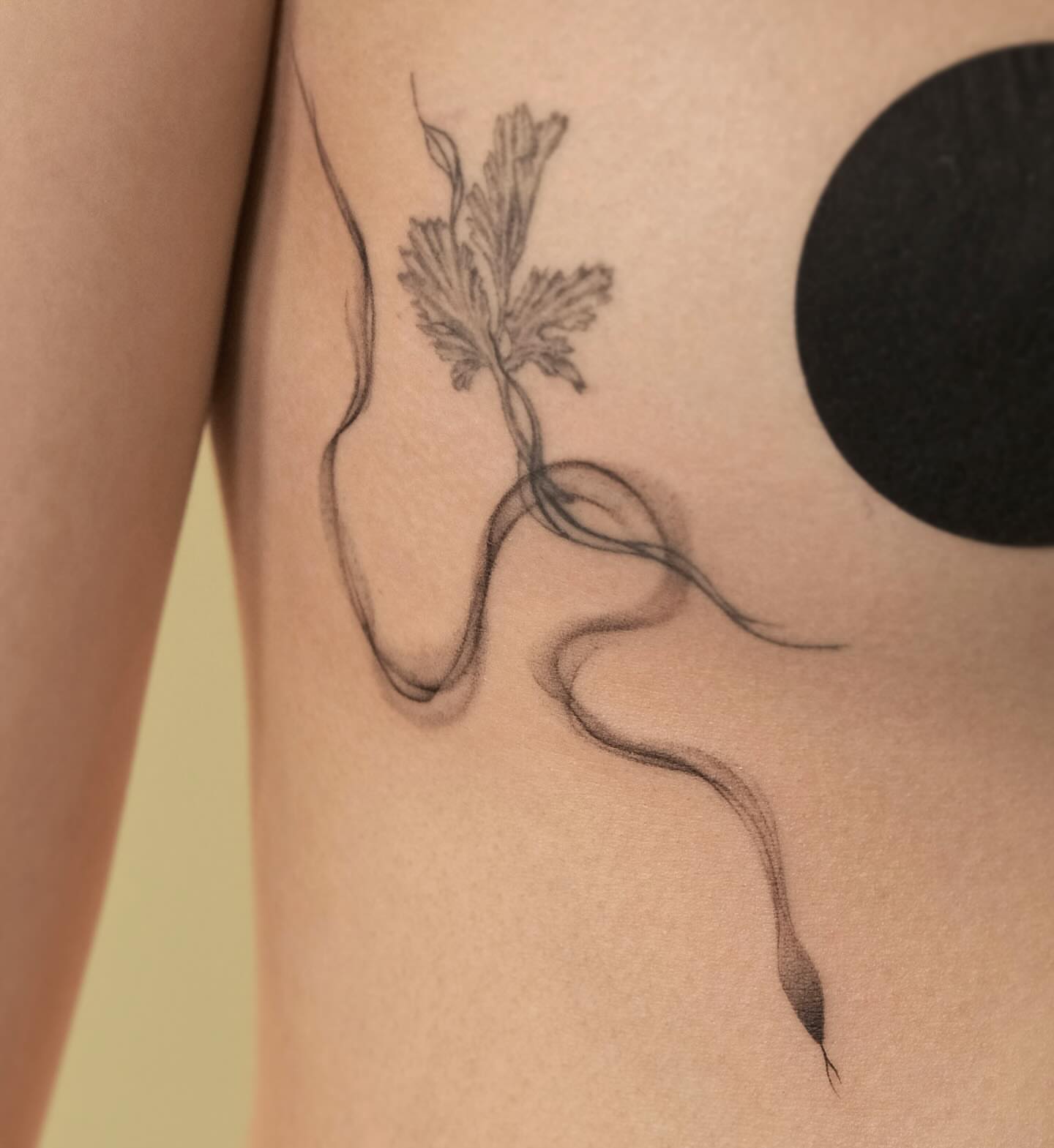 Tattoo by @devamariyaa โ black_and_grey