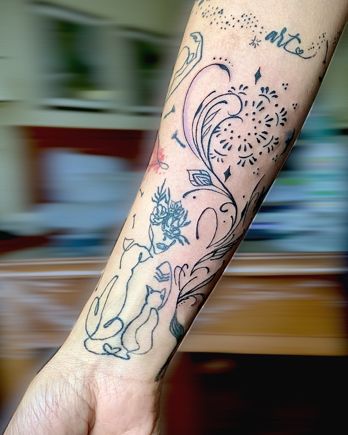 Tattoo by @nannytattoo β dotwork, ornamental