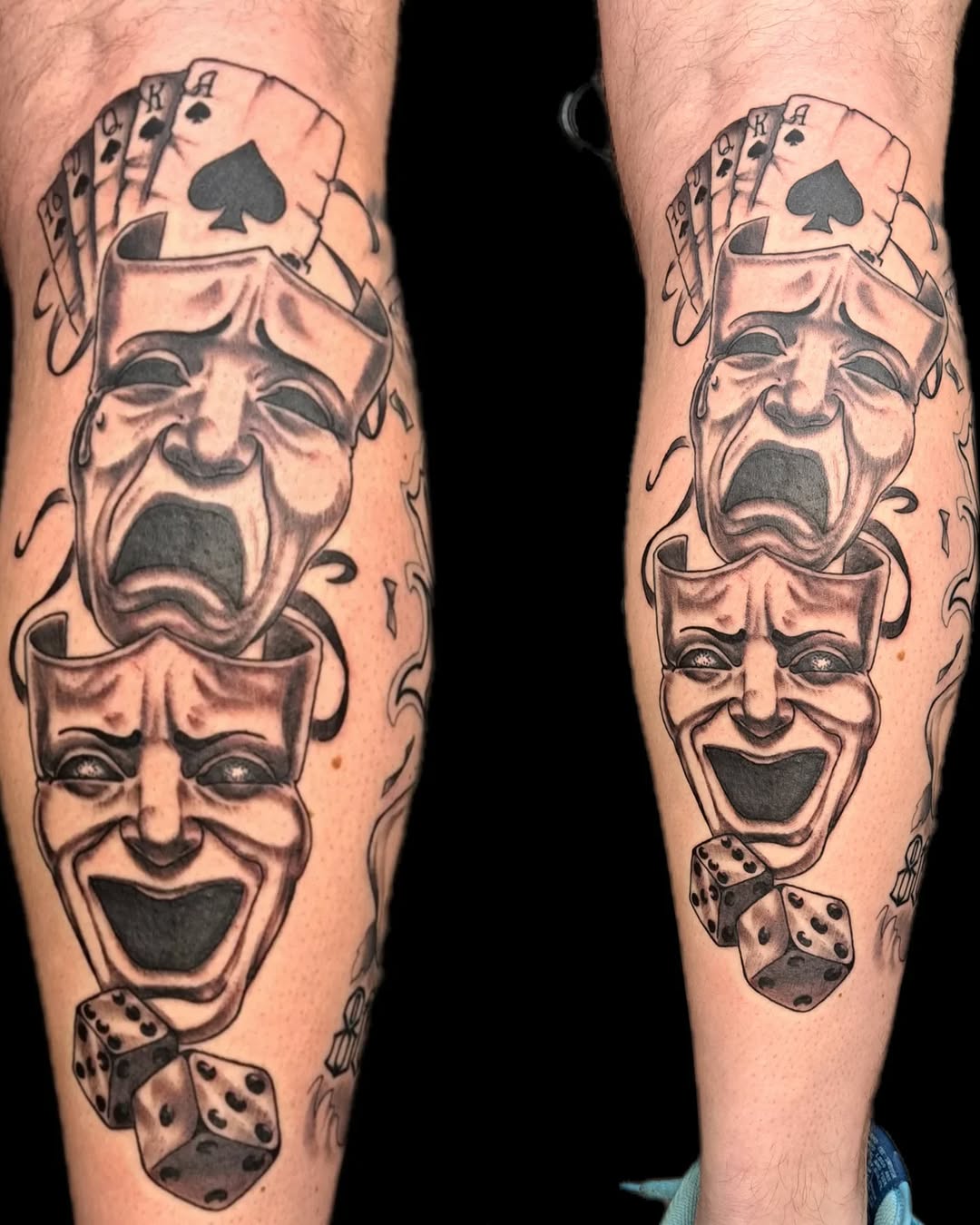 Tattoo by @snakemincey — black_and_grey, realism