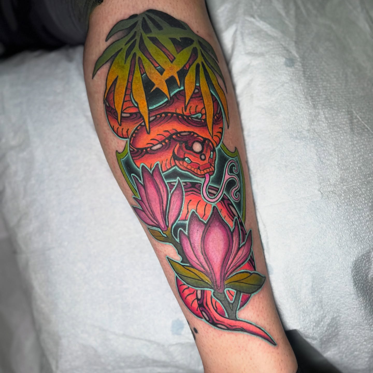 Tattoo by @elliechaseart — american_traditional, new_school