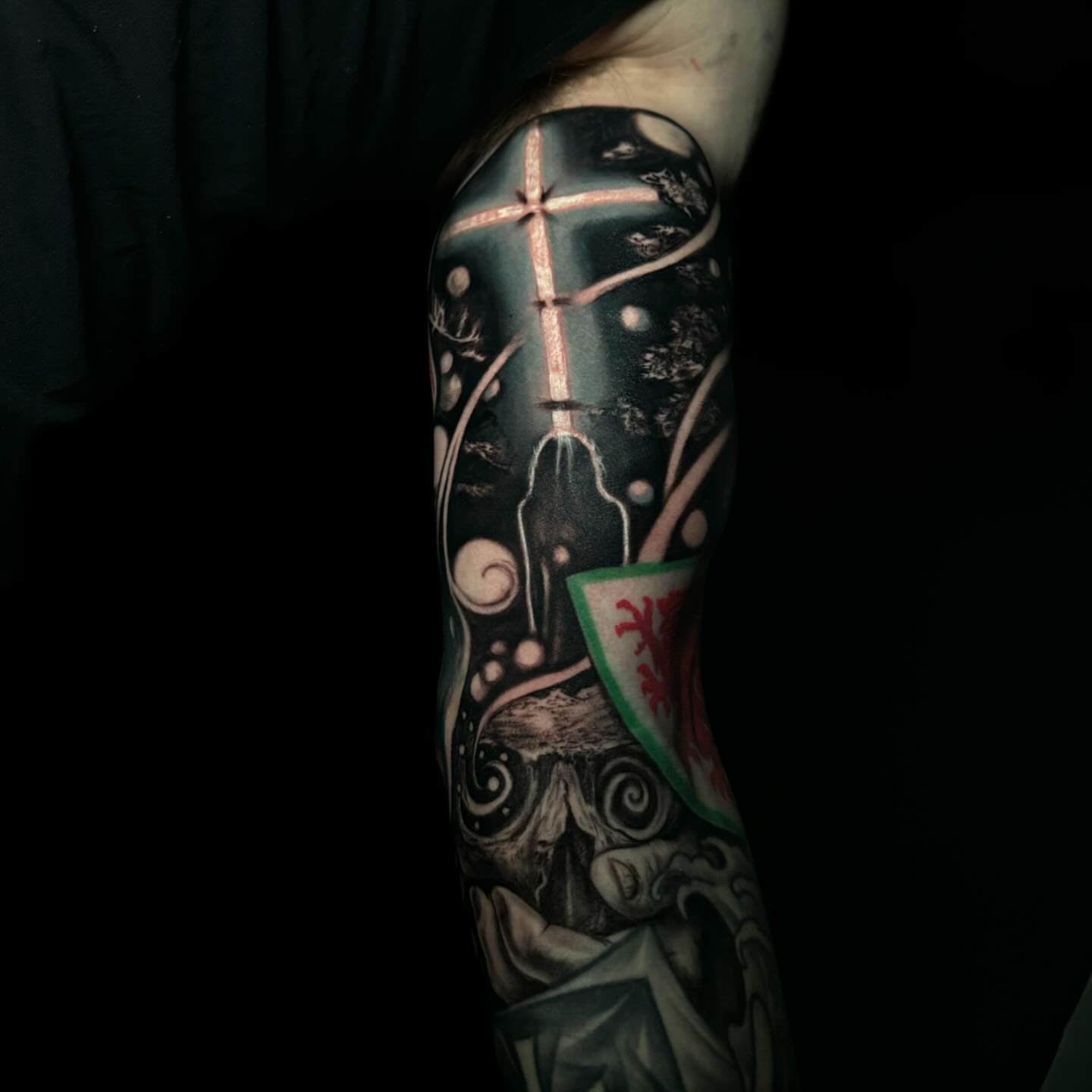 Tattoo by @shawnskaletattoos — dark_realism