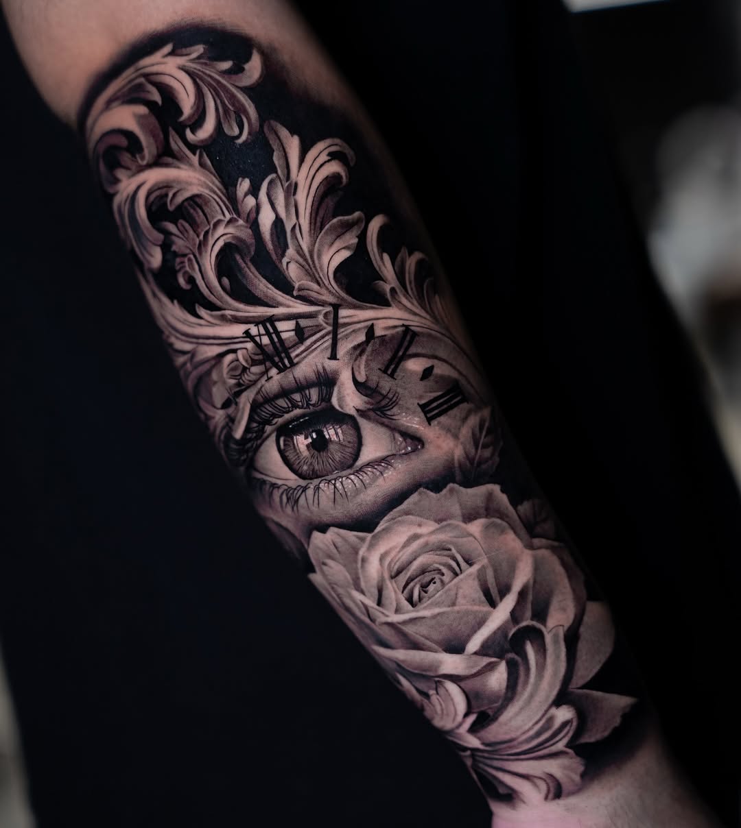Tattoo by @rendertattoo β realism, black_and_grey