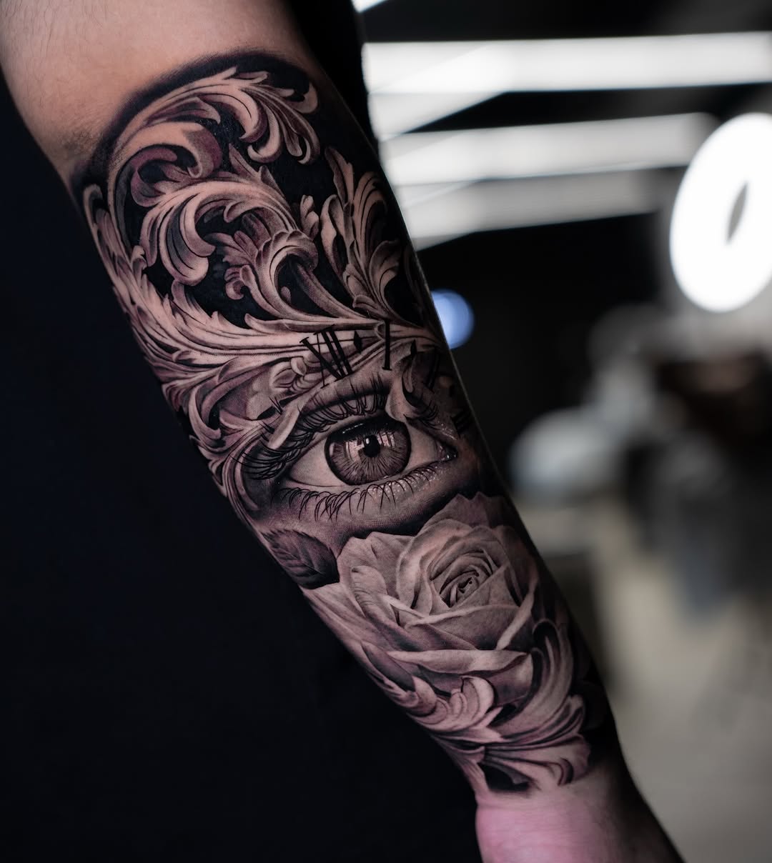 Tattoo by @rendertattoo β realism, black_and_grey