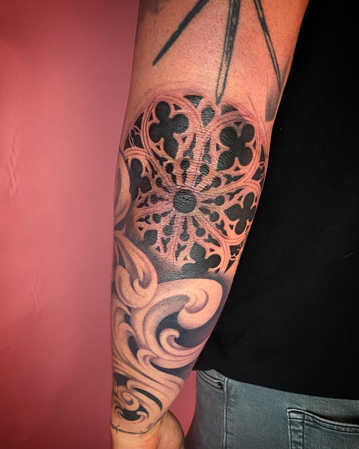 Tattoo by @babstattoos — geometric, ornamental