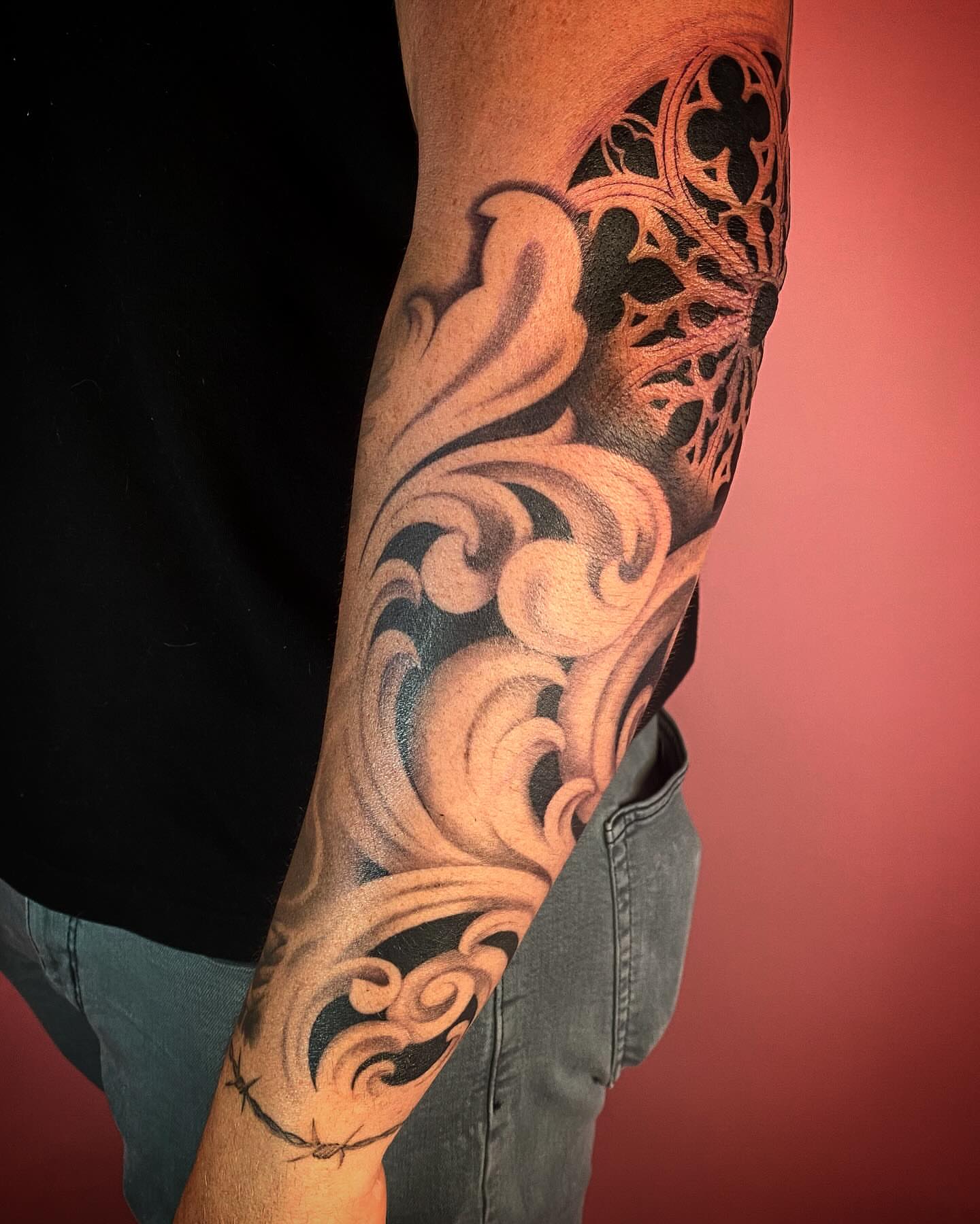 Tattoo by @babstattoos — black_and_grey, realism