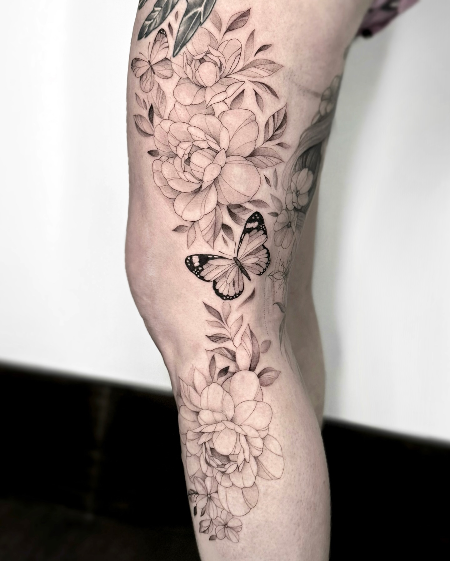 Tattoo by @jaxntheboxtattoos — black_and_grey, realism