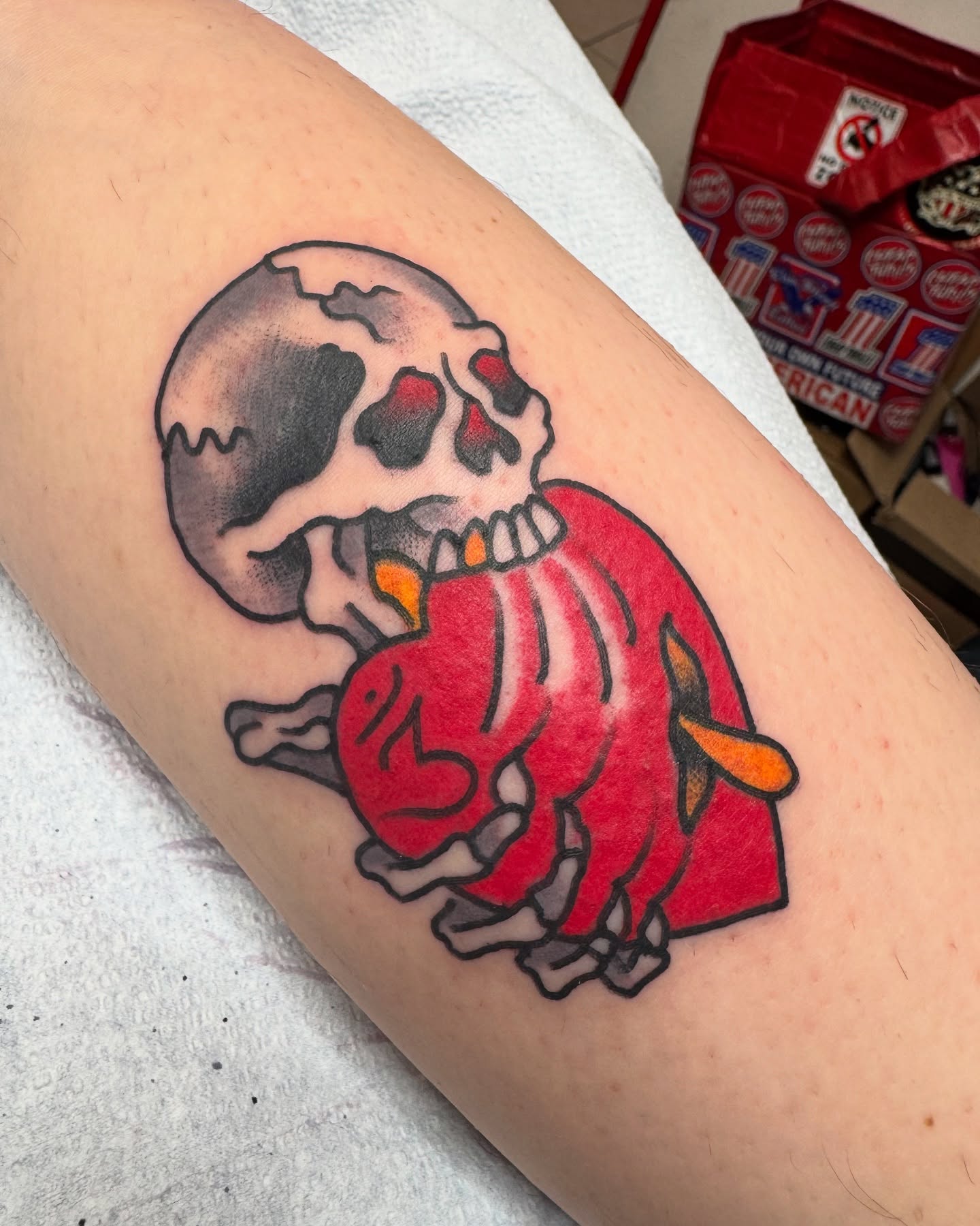Tattoo by @averagewillie — american_traditional
