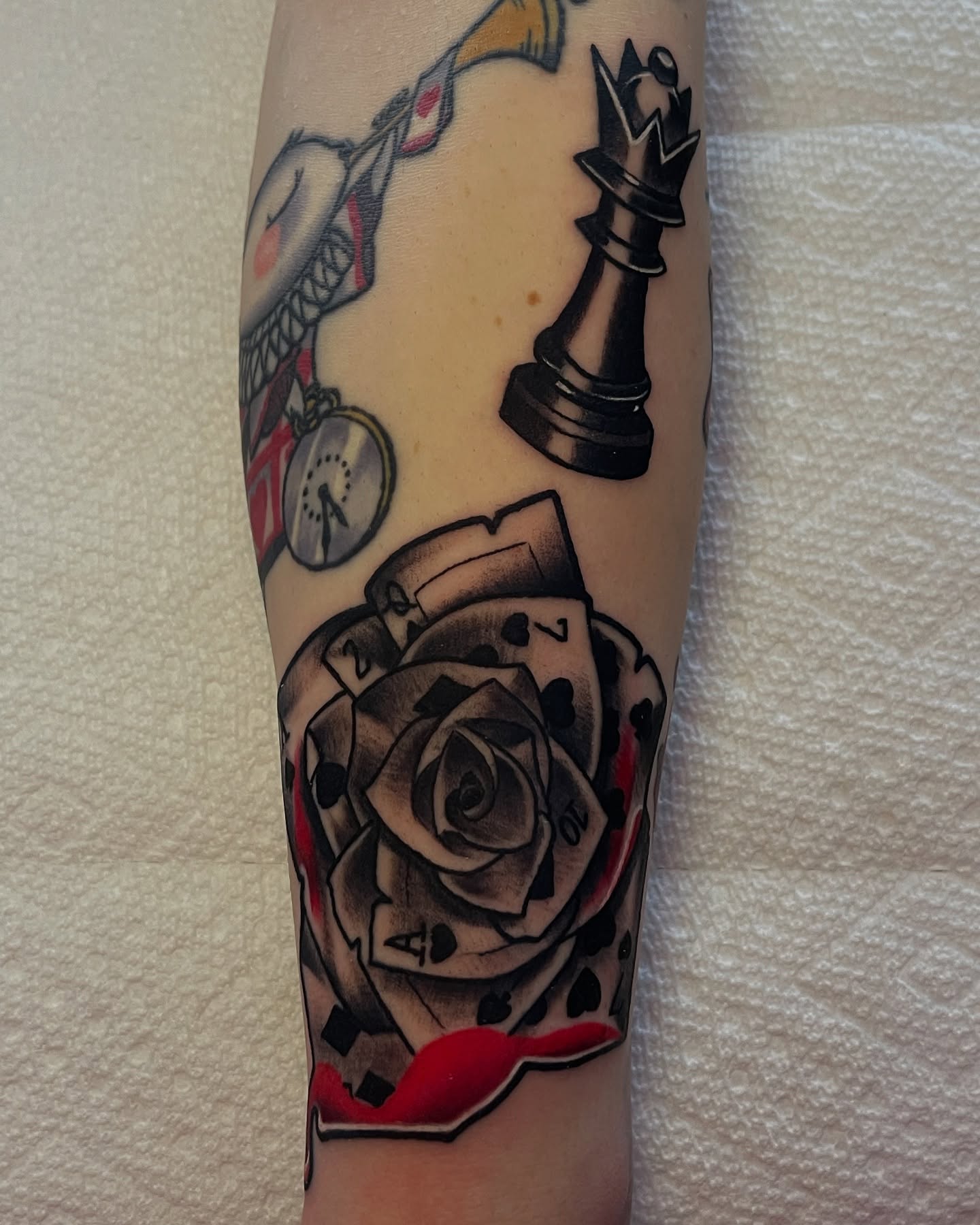 Tattoo by @inkedbymiked — american_traditional, black_and_grey