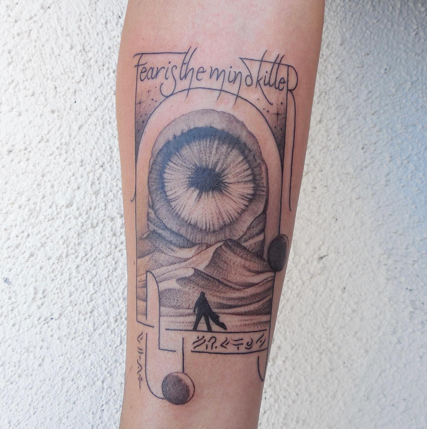 Tattoo by @fortune_glory — black_and_grey, realism