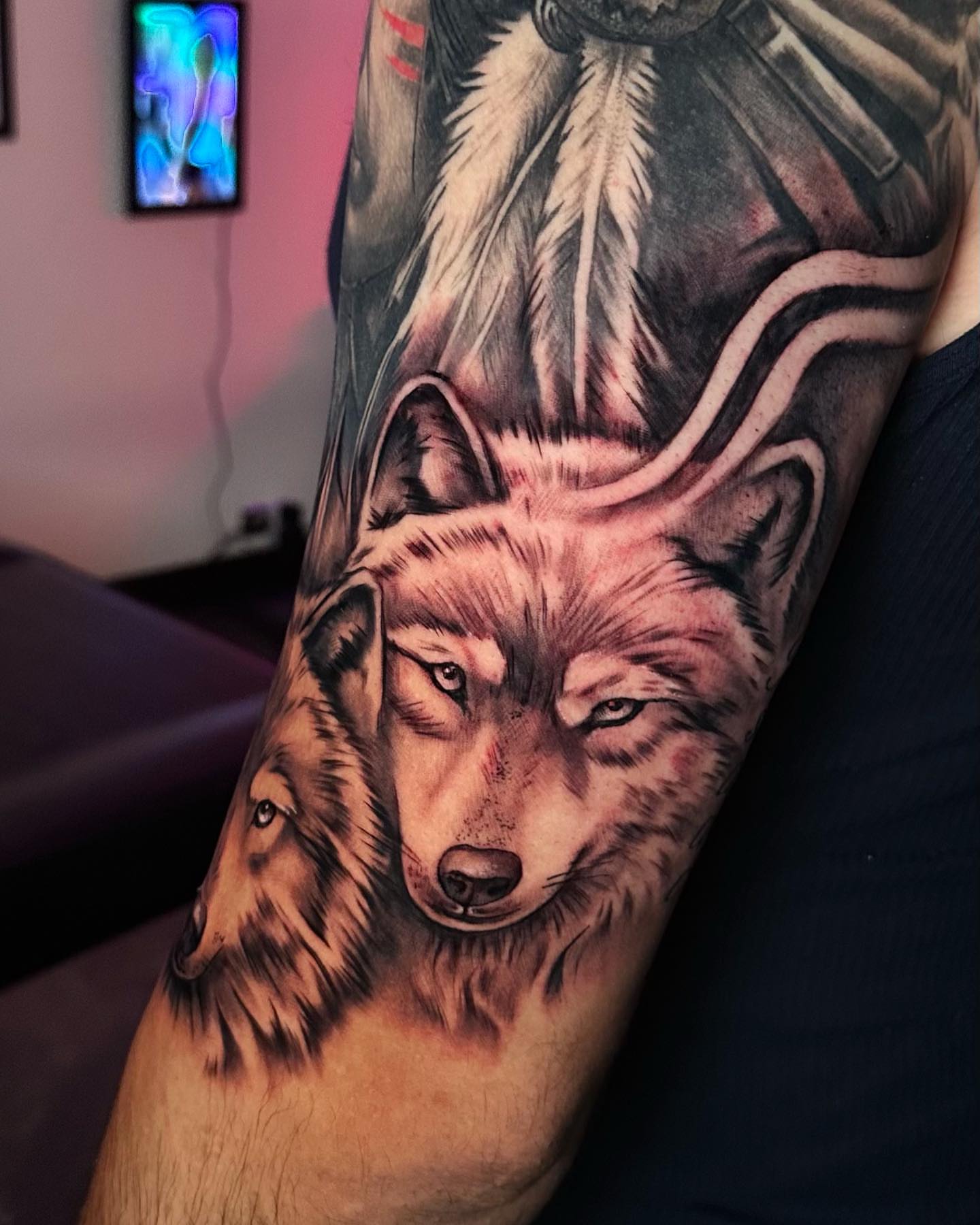 Tattoo by @artofshadow โ realism, black_and_grey