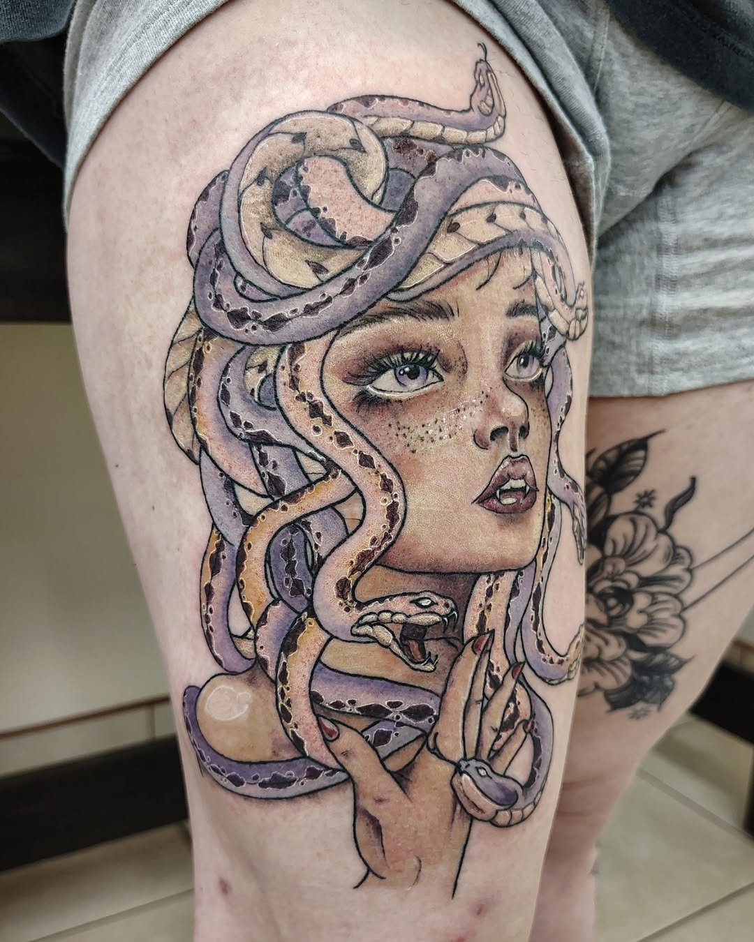 Tattoo by @yourferalfriend — neo_traditional, realism