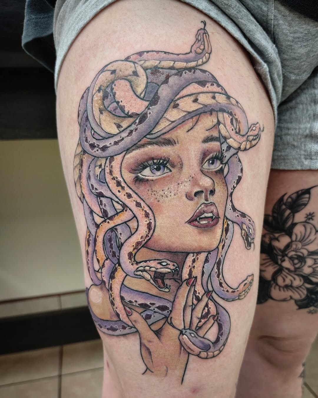 Tattoo by @yourferalfriend — realism, neo_traditional