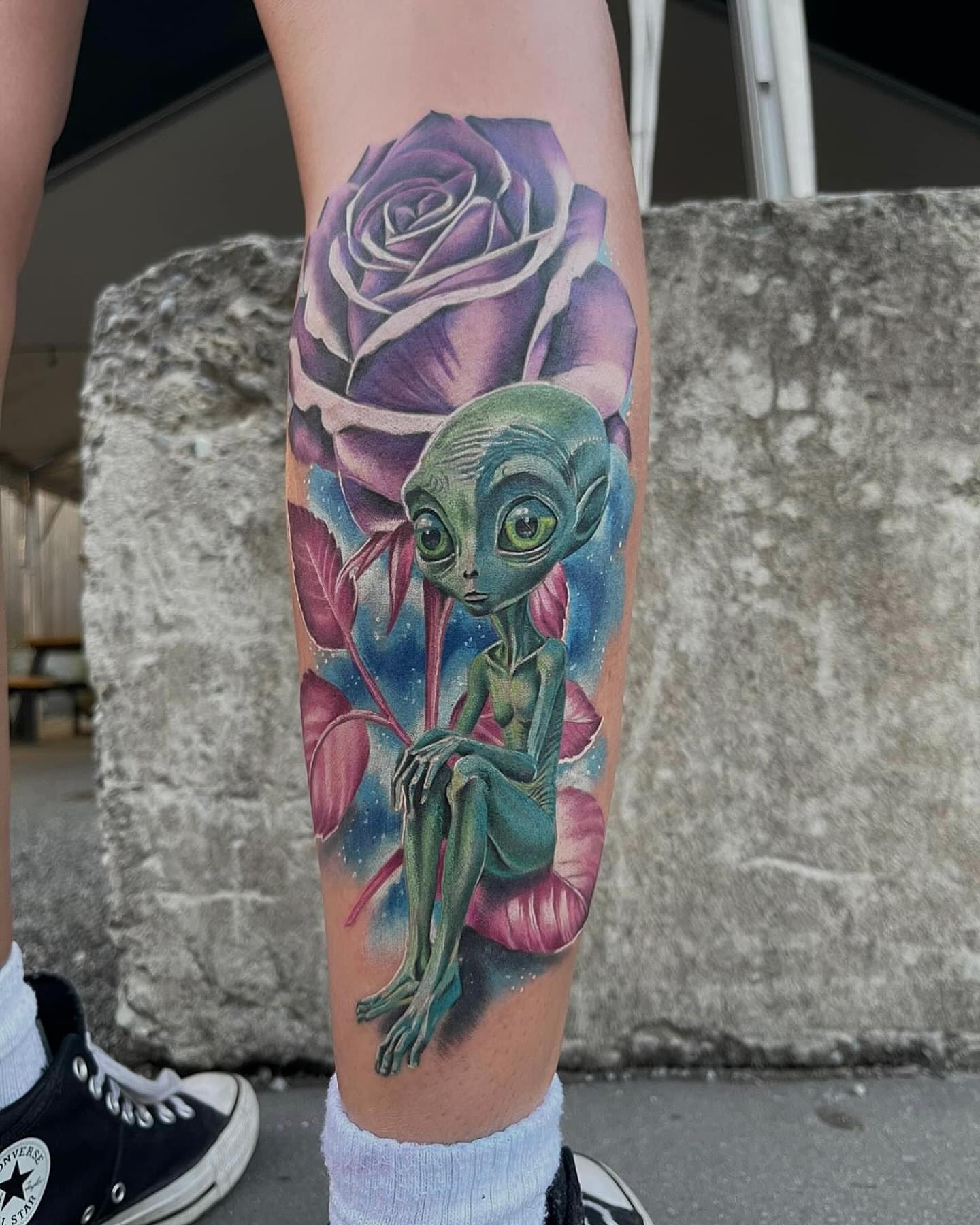Tattoo by @travisbrowntattoos — realism, surrealism