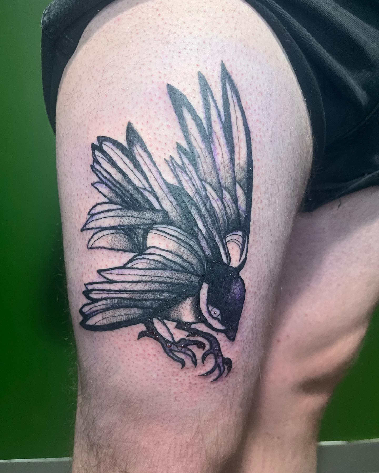 Tattoo by @birdfingers — dotwork
