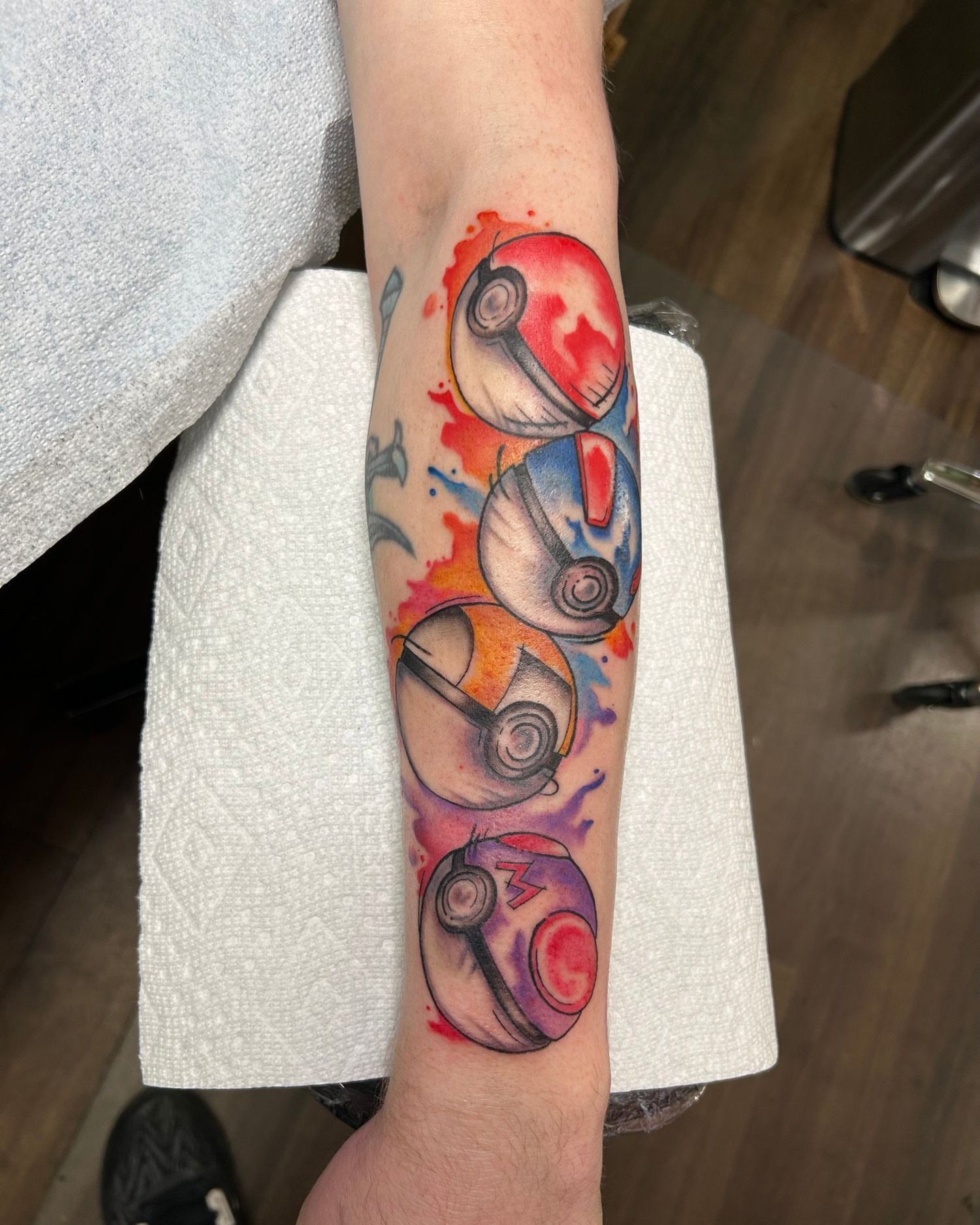Tattoo by @danemitchelltattoo — watercolor