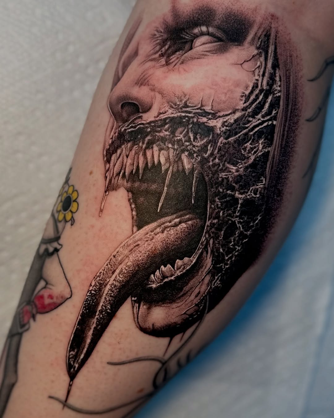 Tattoo by @ghost_art_tattoos — dark_realism, black_and_grey