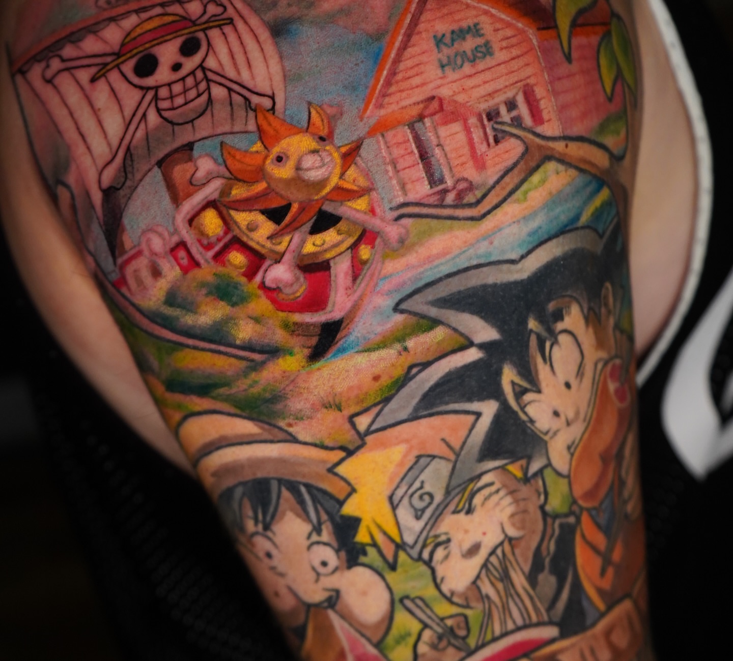 Tattoo by @blasianj.ink — anime