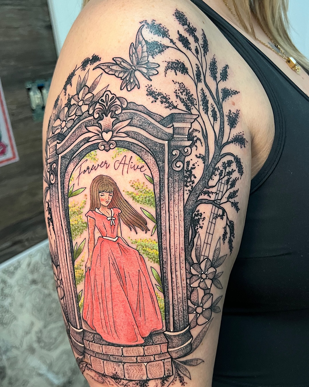 Tattoo by @shannonkeeleyy — illustrative, realism