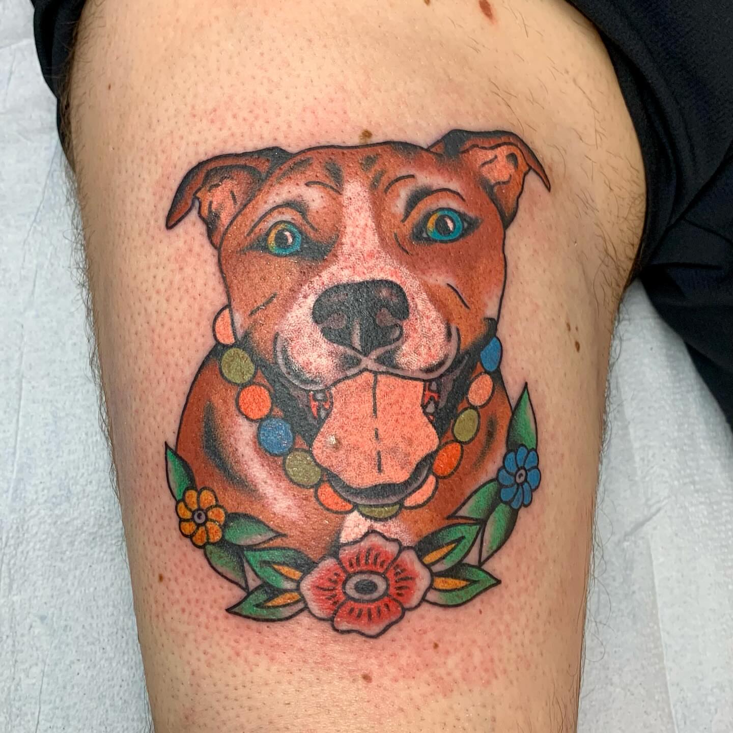 Tattoo by @kurtischappell — american_traditional, realism