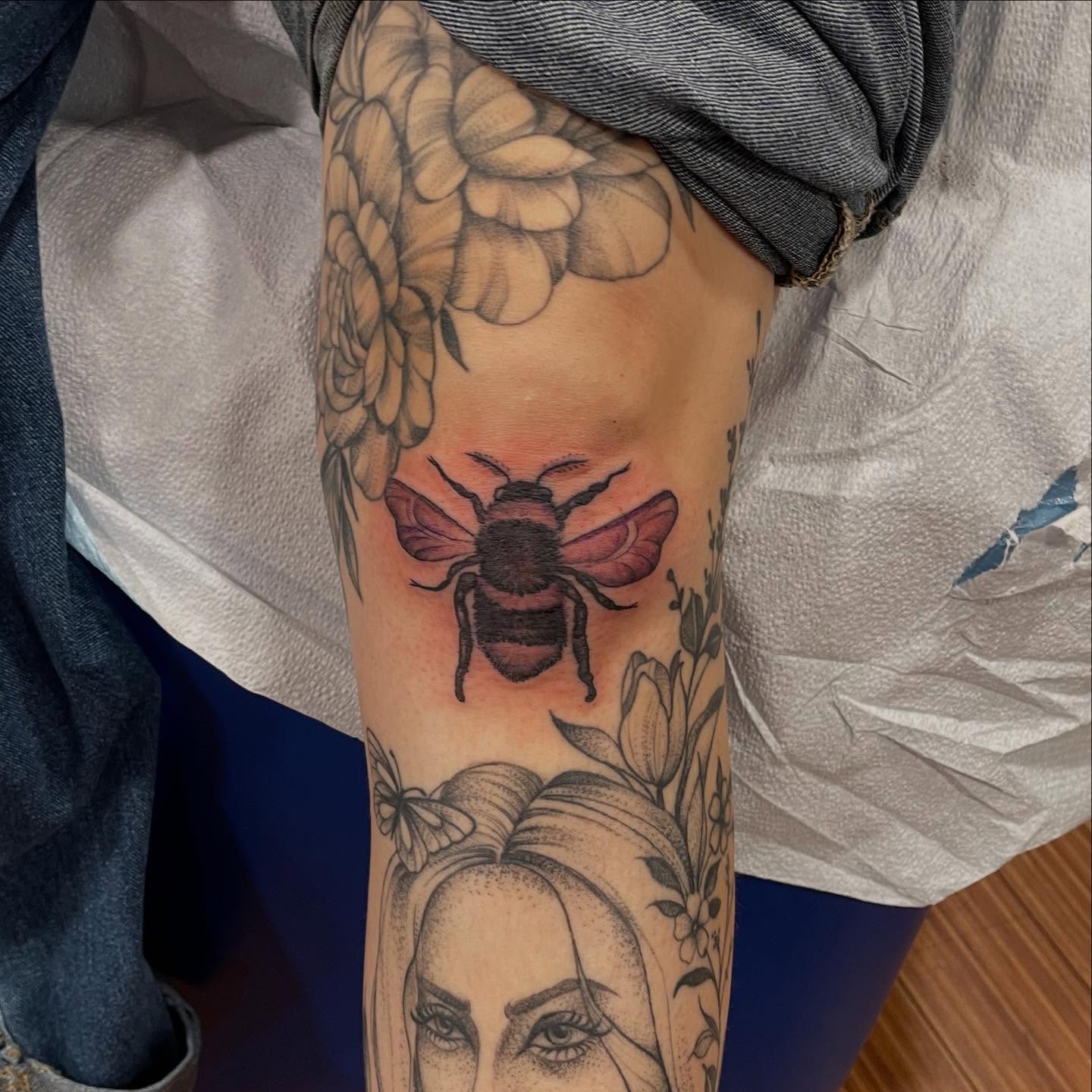 Tattoo by @idoitwithlittlepricks — dotwork, realism