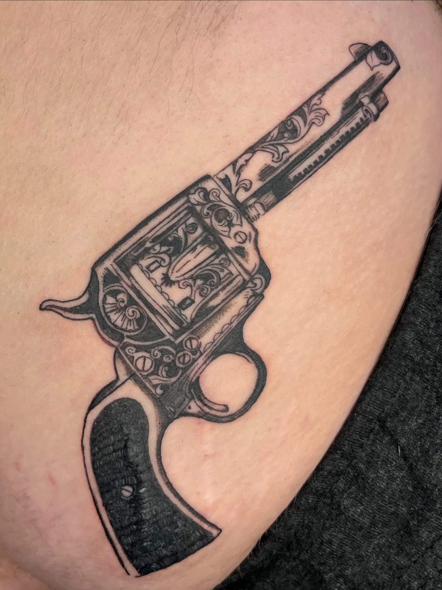 Tattoo by @rat_tattooille — black_and_grey