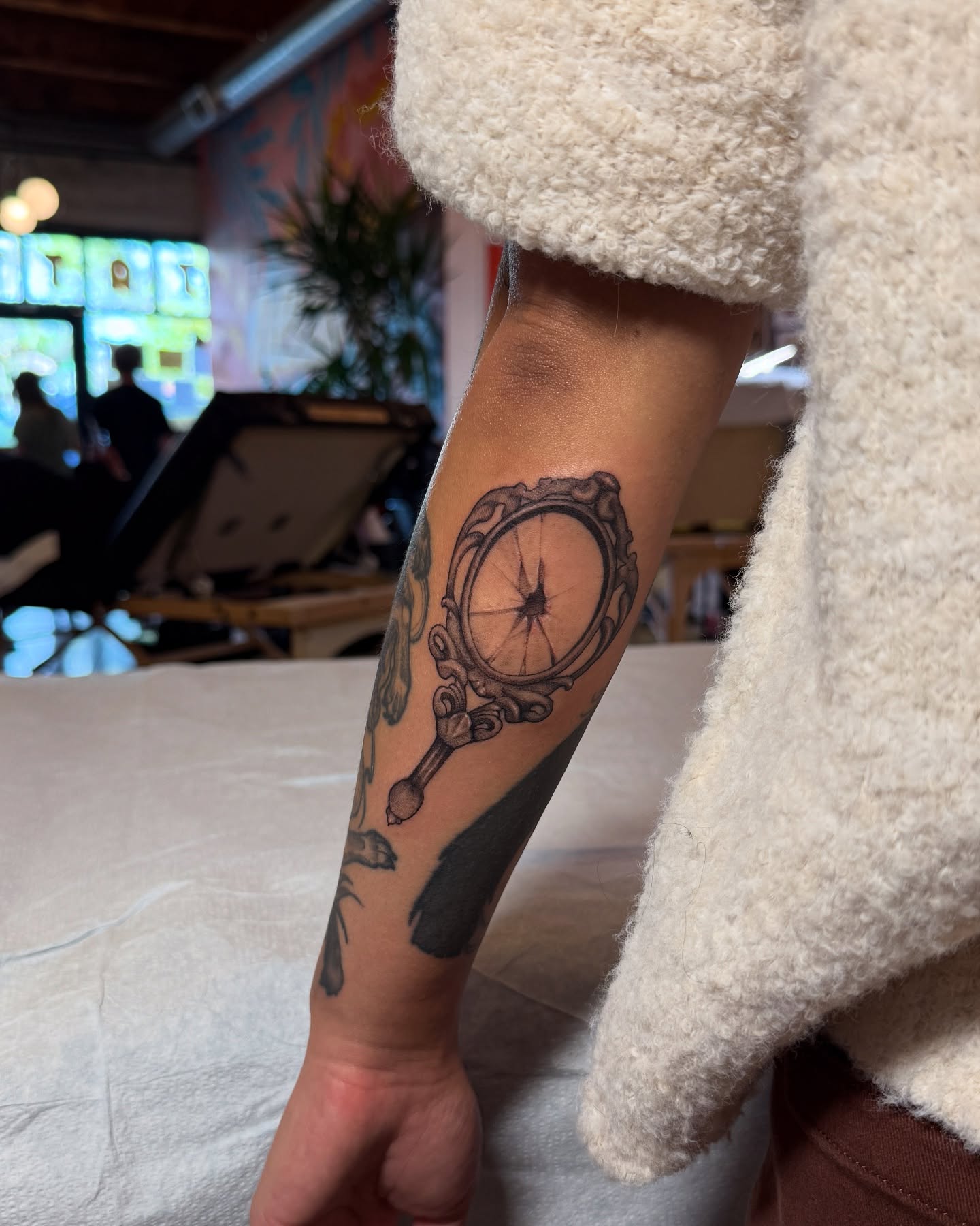 Tattoo by @morrisontattooer — black_and_grey