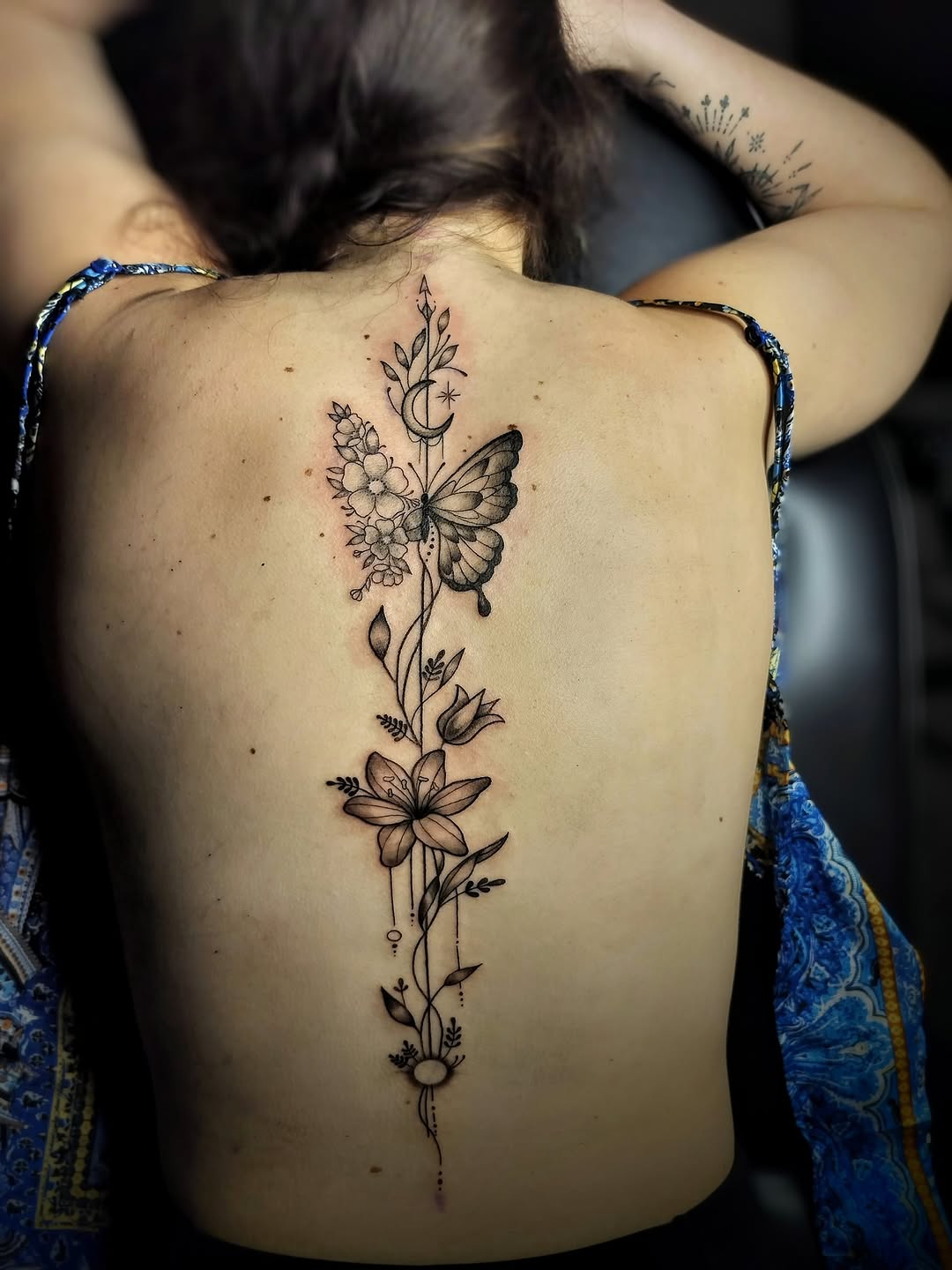 Tattoo by @creepybeazily — fine_line, black_and_grey