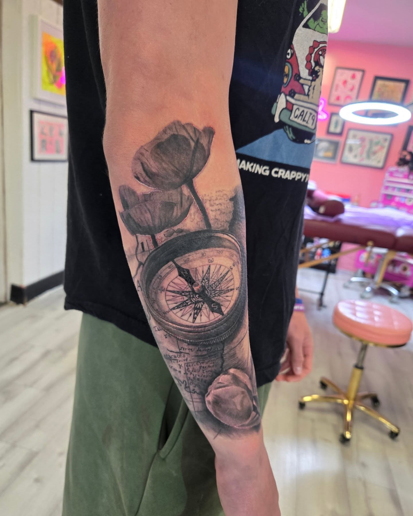 Tattoo by @tattoosbysarahchristine — realism, black_and_grey